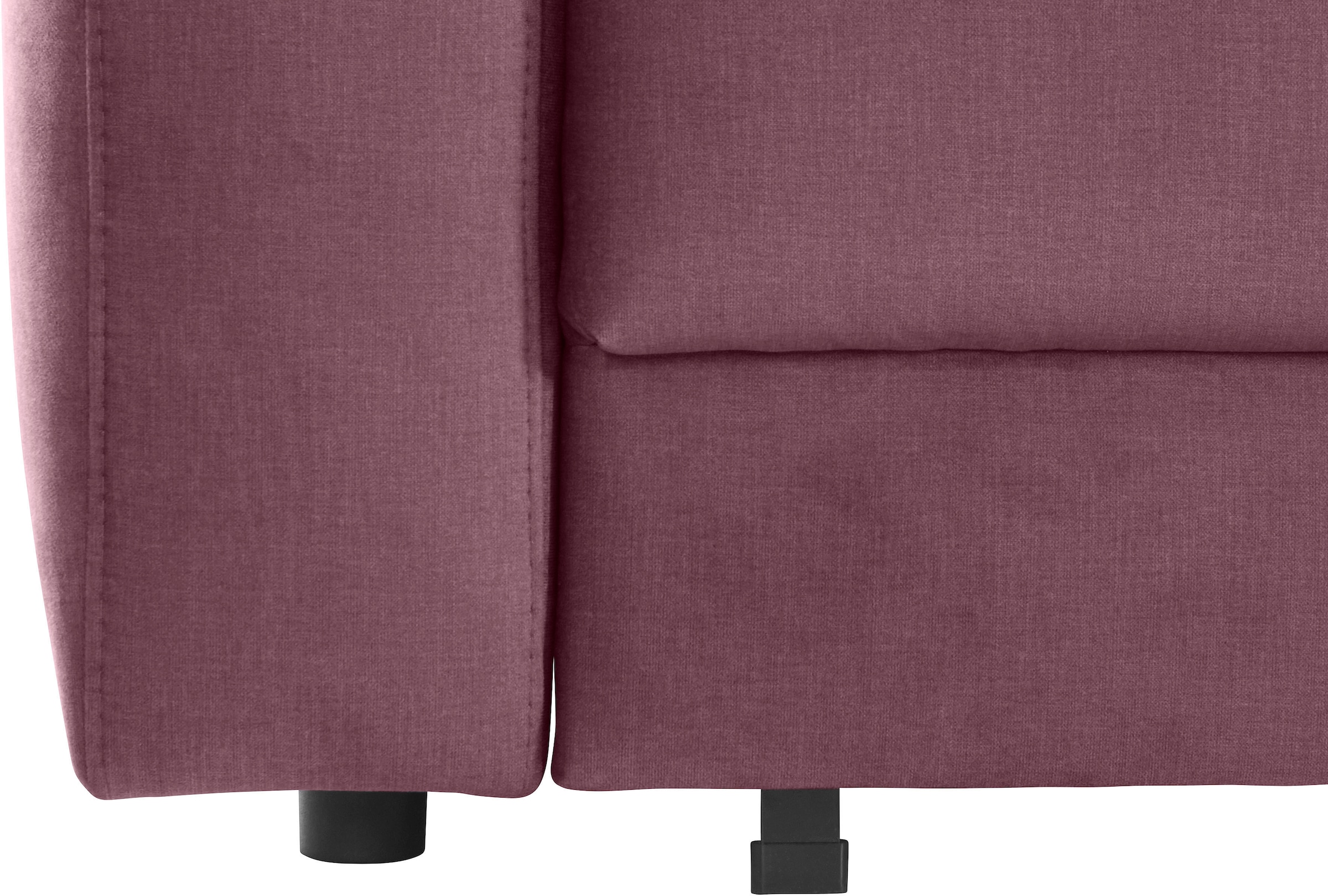 Places of Style Ecksofa »Bloomfield, bequem und elegant, L-Form«, wahlweise mit Bettfunktion und Bettkasten