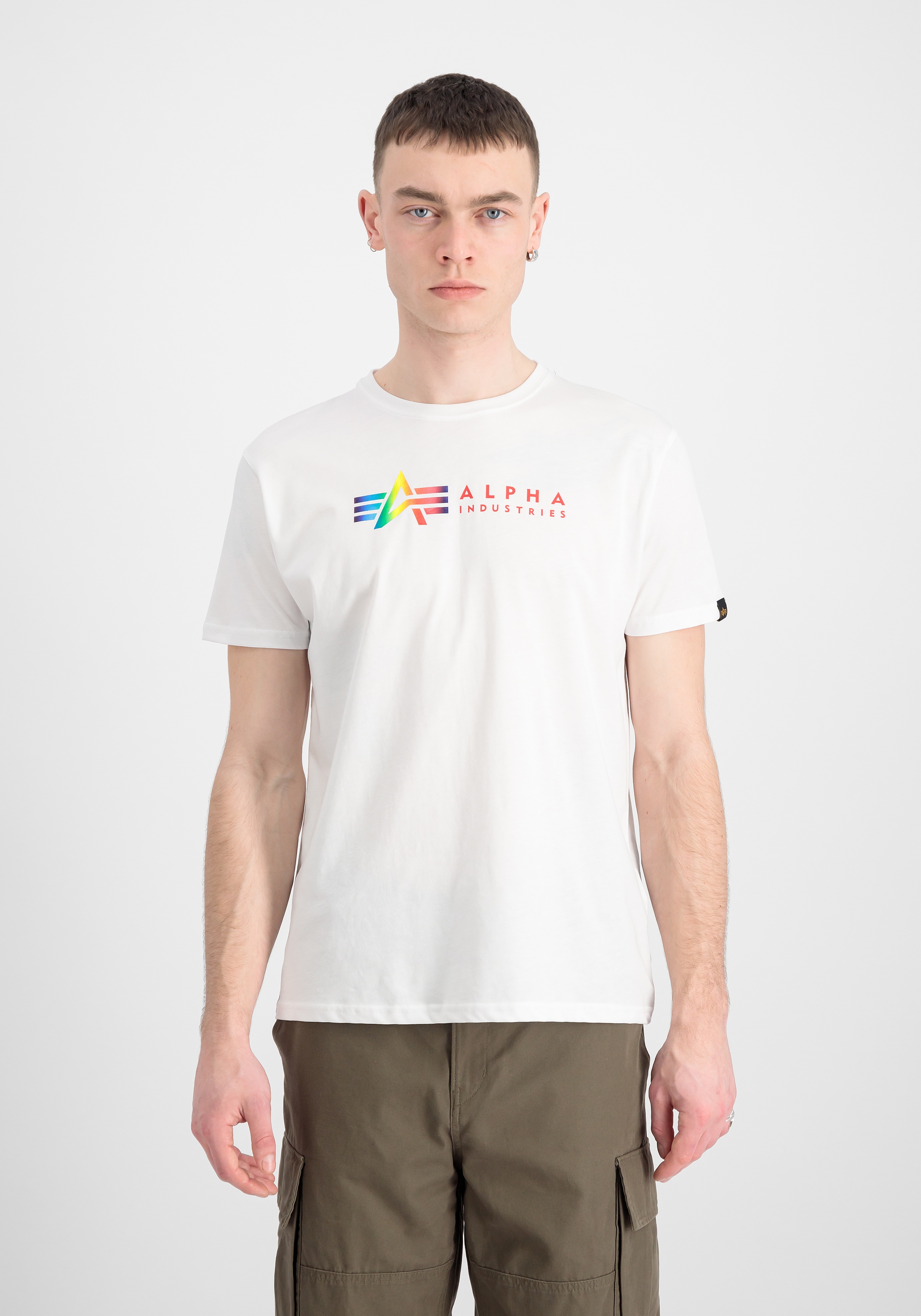 Alpha Industries T-Shirt »Alpha Industries Men - T-Shirts Alpha Label T-Shirt Metal«
