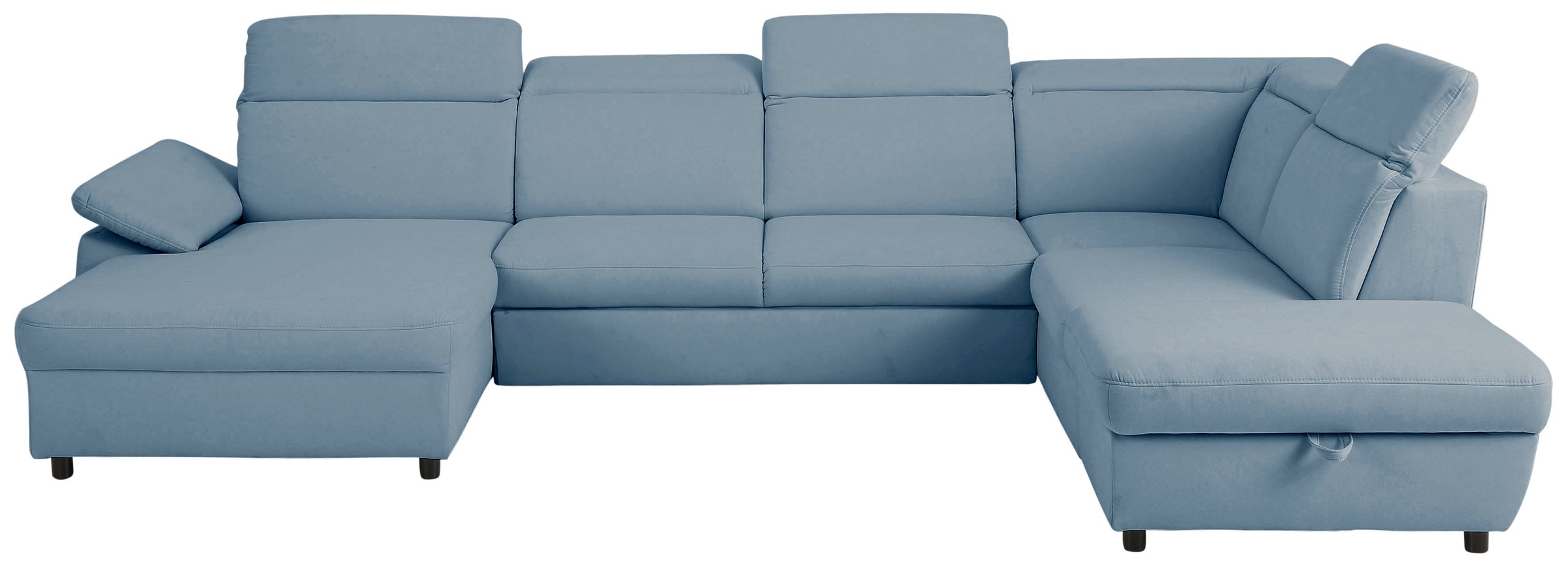 Home affaire Wohnlandschaft »Mauritius U-Form« mit Kopfteil- und Armlehnver günstig online kaufen