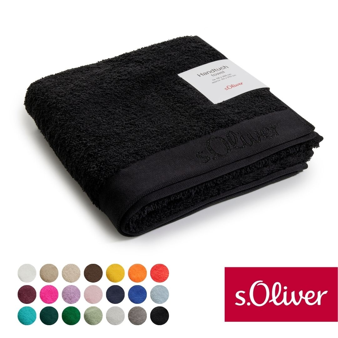 s.Oliver Handtuch »s.Oliver, Premium Qualität, 600 gr/m², auch als Sets erhältlich«, (1 St., Handtuch 50 x 100 cm), große Farbauswahl, auch als Duschtuch, Waschhandschuh, Gästetuch
