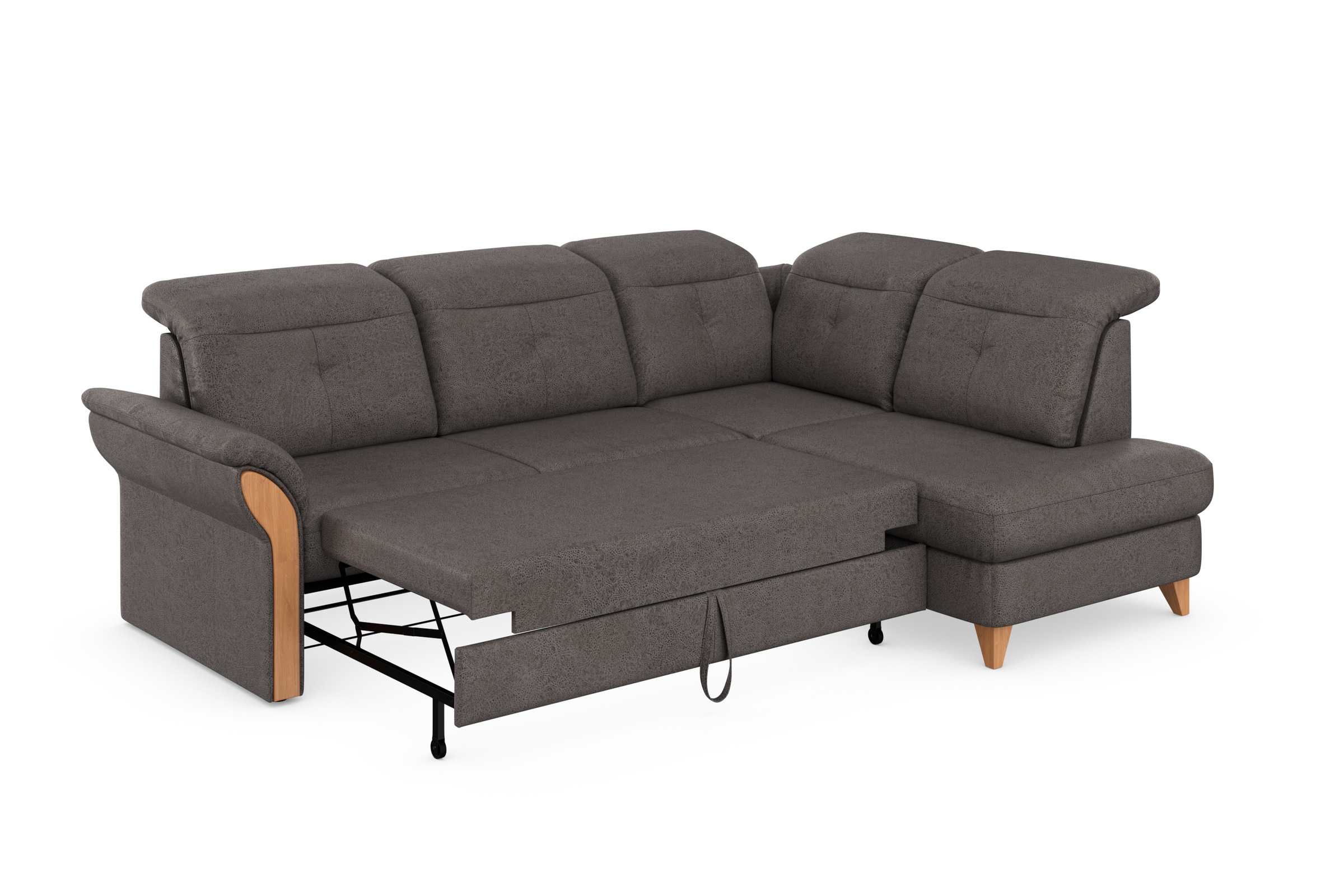 Home affaire Ecksofa »Dangast L-Form«, Kopfteilverstellung, wahlweise mit motorischer Relaxfunktion