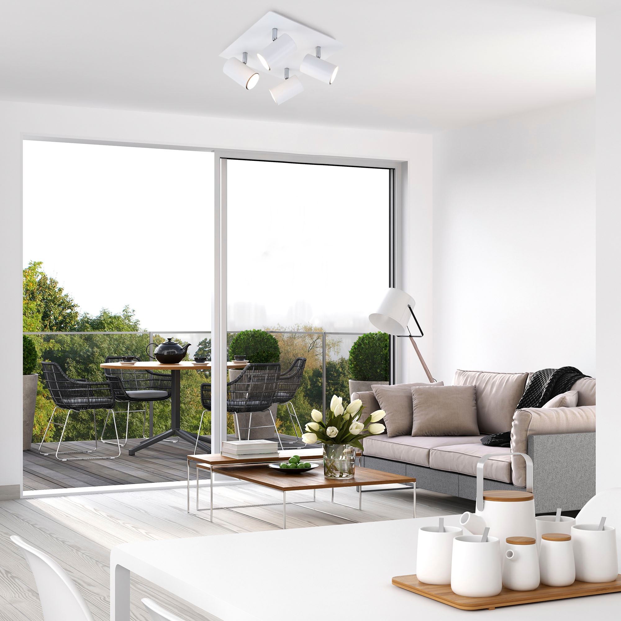 Briloner Leuchten LED Deckenspots »2857046 Run«, Leuchtmittel GU10   Leucht günstig online kaufen