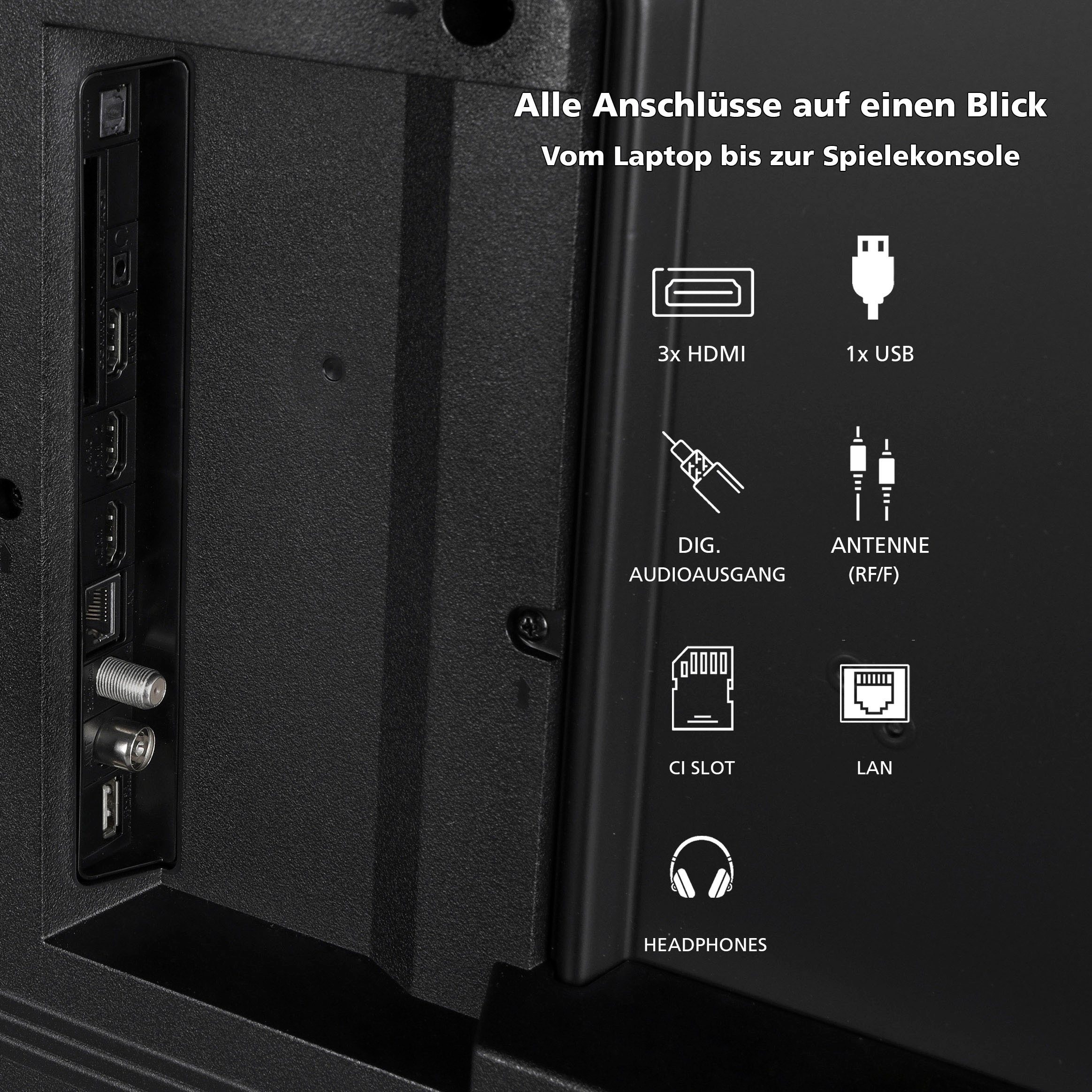 JVC LED-Fernseher »LT-65VU3455«, 4K Ultra HD, Smart-TV