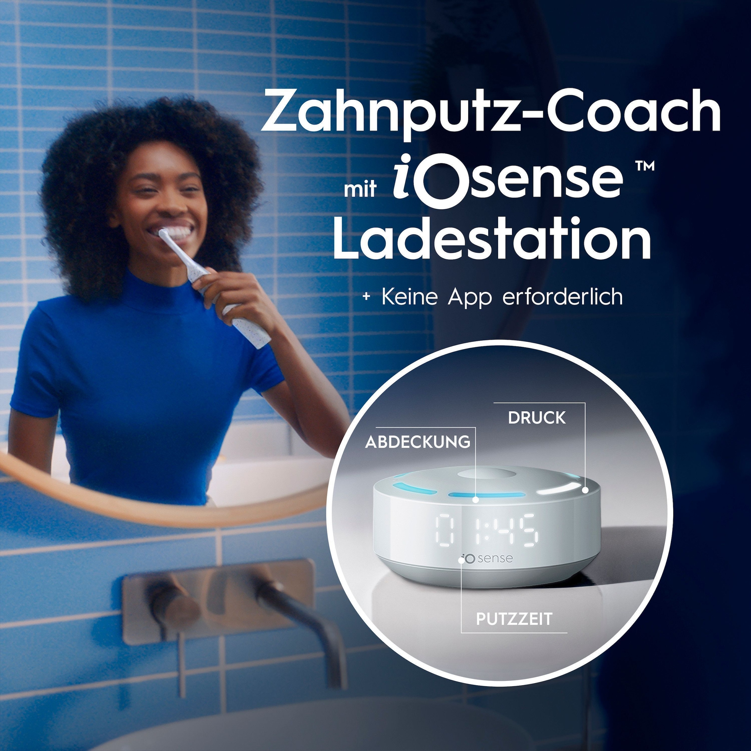 Oral-B Elektrische Zahnbürste »iO 10« 1 Stk. Aufsteckbürsten Magnet-Technologie, iOsense, 7 Putzmodi, Farbdisplay & Lade-Reiseetui