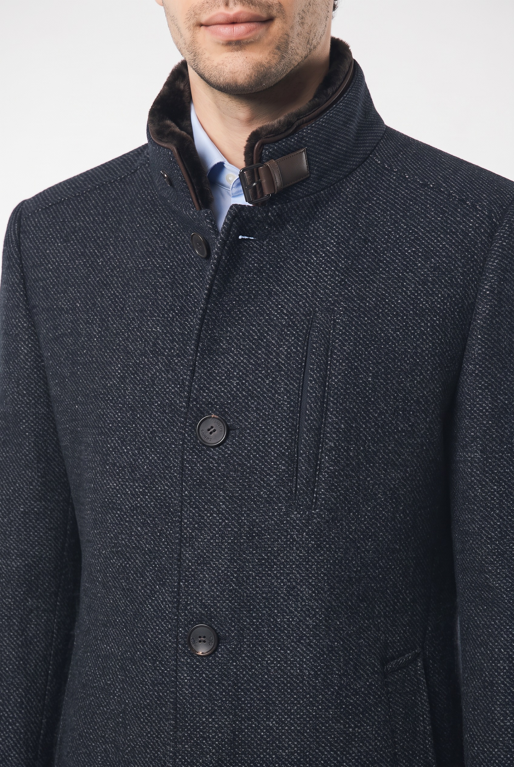 Cinque Kurzmantel »CIARSENAL« 2 in 1 Optik, herausnehmbarer Zip-Windfang, Saumschlitz hinten