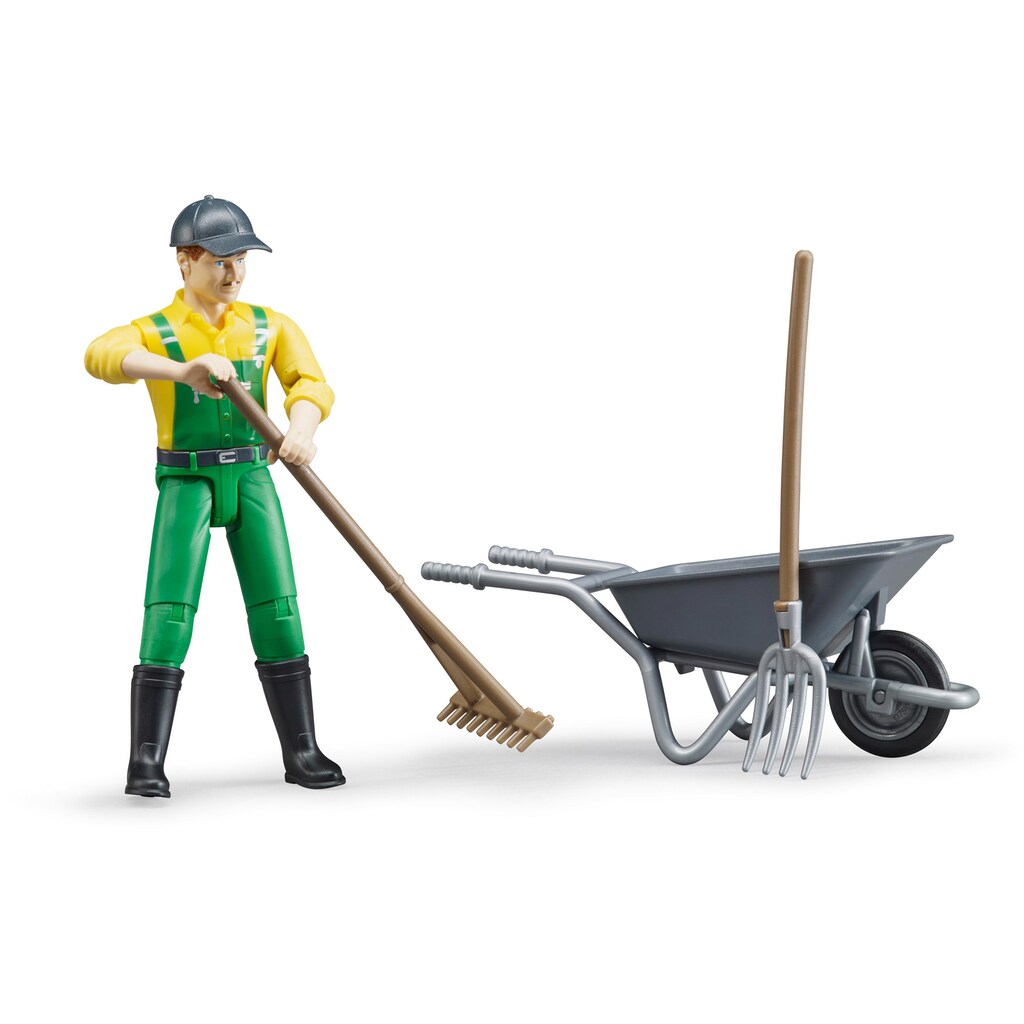 Bruder® Spielfigur »Landwirt«, (Set)