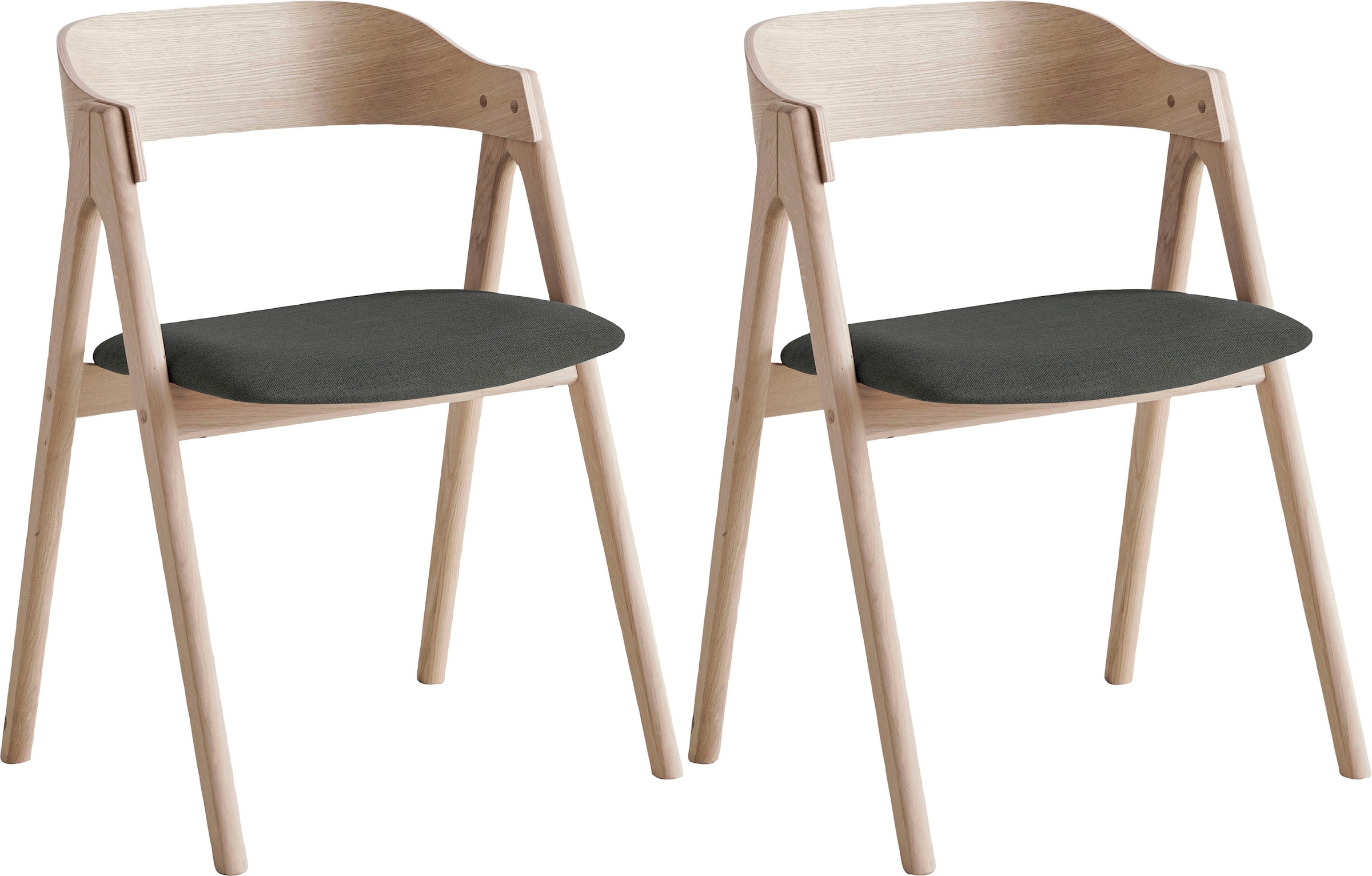 Hammel Furniture Holzstuhl gepolsterte Mette«, bestellen Hammel Farbvarianten online by (Set), »Findahl 2 St., Sitzfläche, versch. Massivholz