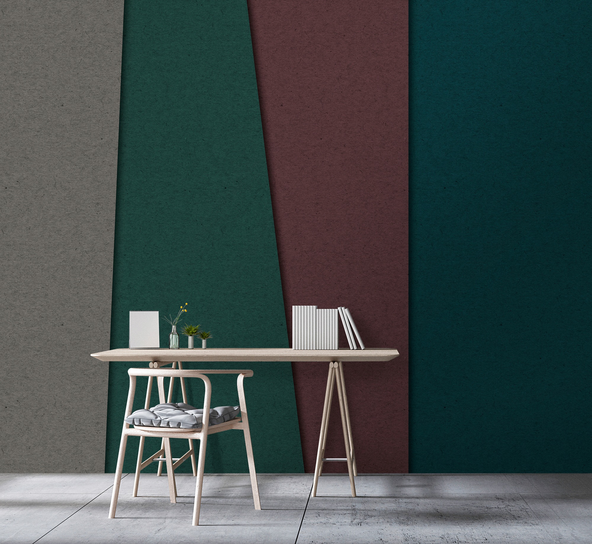 living walls Fototapete »Walls by Patel Layered Cardboard 1« glatt Vlies, W günstig online kaufen