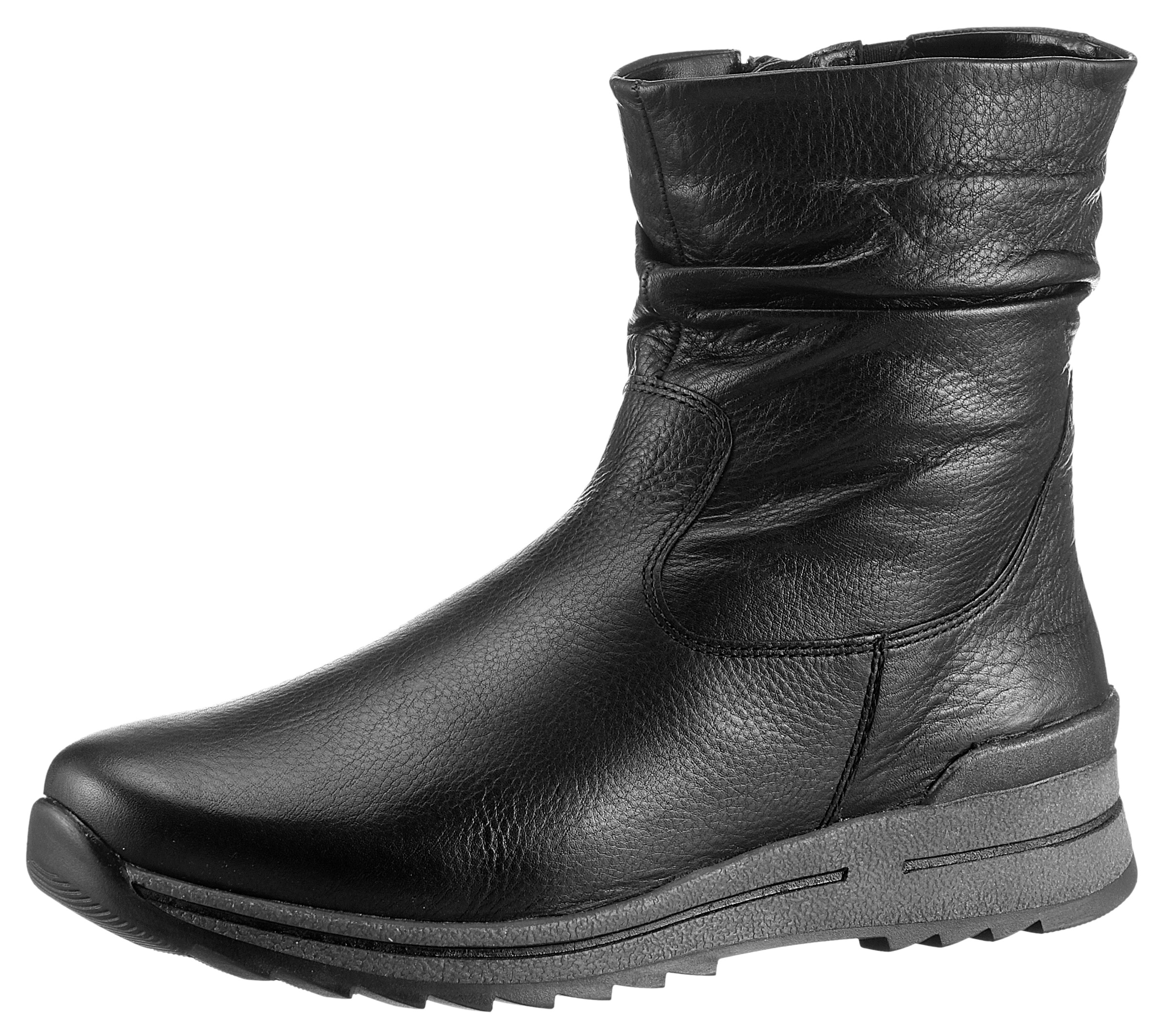 Ara Schlupfboots »OSAKA«, Stiefelette, Keilabsatz, Casual-Boots in Komfortweite H = sehr weit