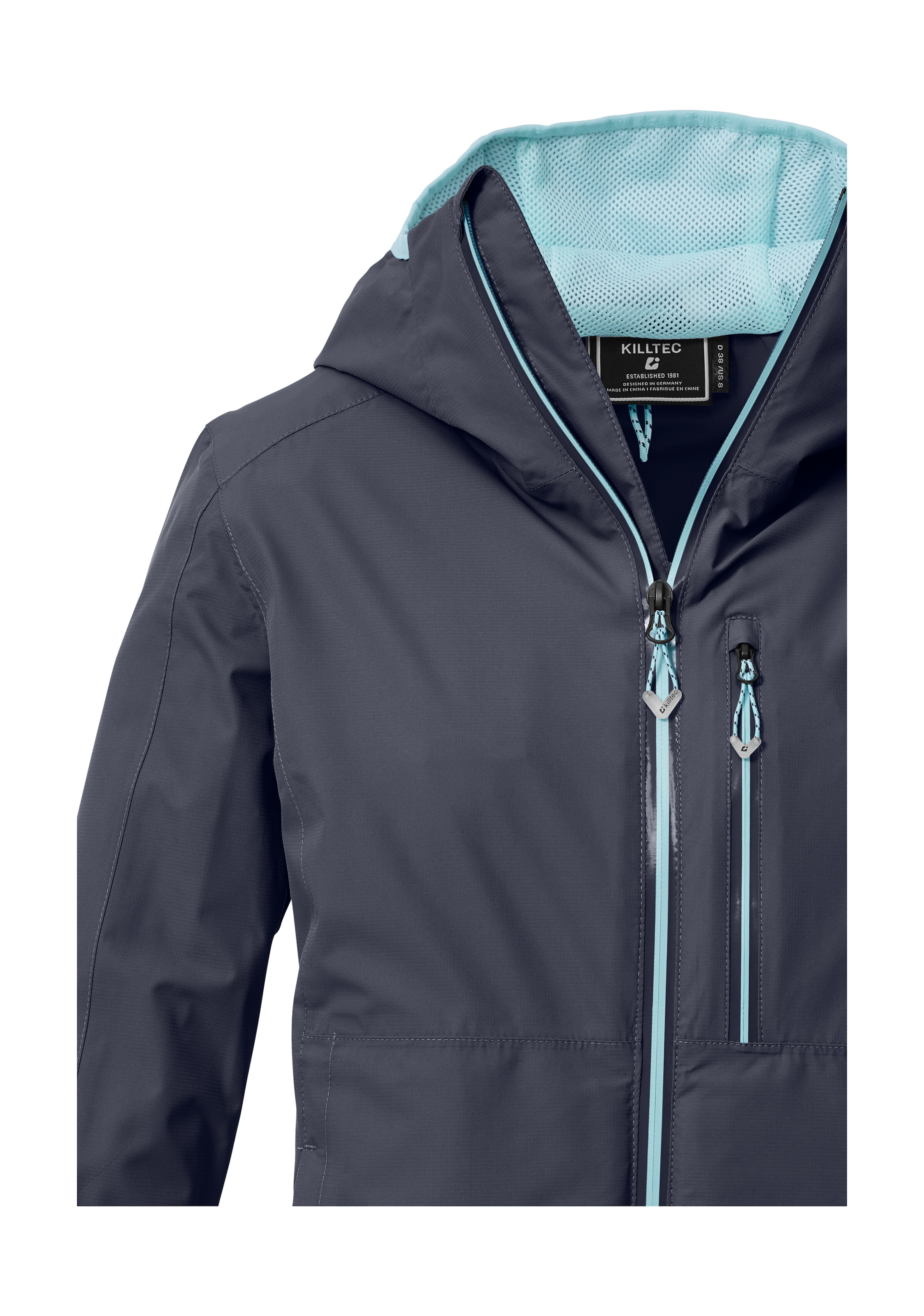 Killtec Funktionsjacke »KOS 73 WMN JCKT« Wind- und wasserdicht, atmungsaktiv, packbar, verstellbar