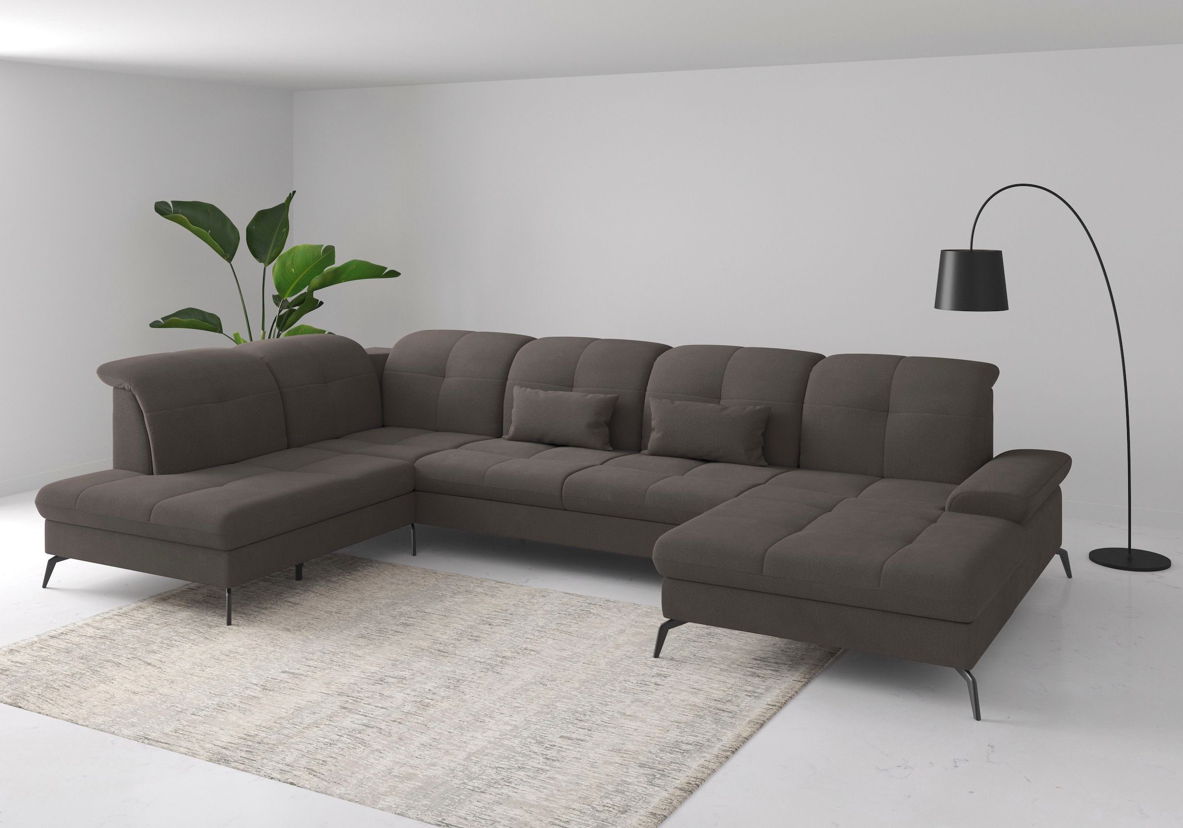 sit&more Wohnlandschaft »Amica«, inkl Sitztiefenverstellung und Armteilvers günstig online kaufen