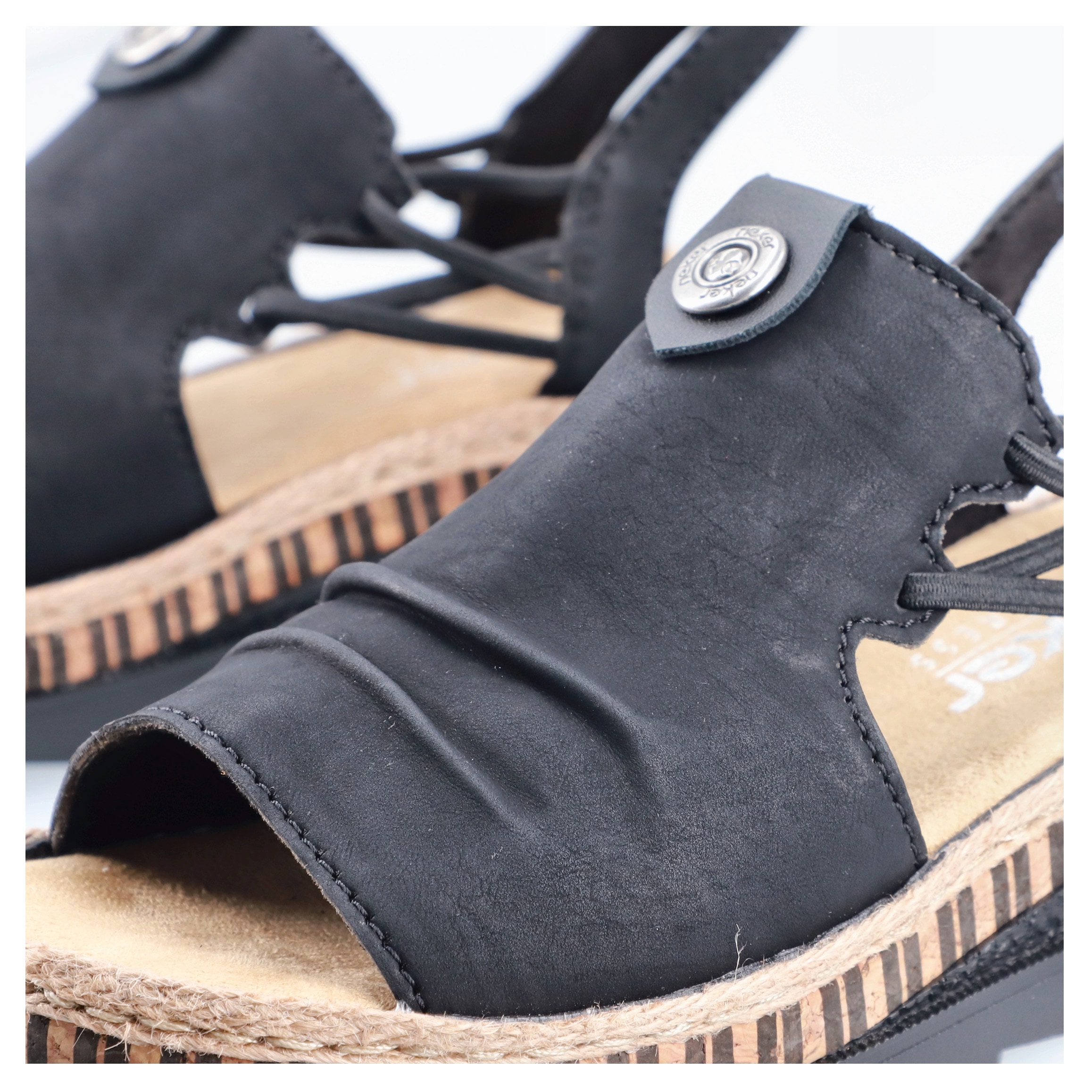 Rieker Plateausandale  Sommerschuh, Sandalette, modisches Plateau