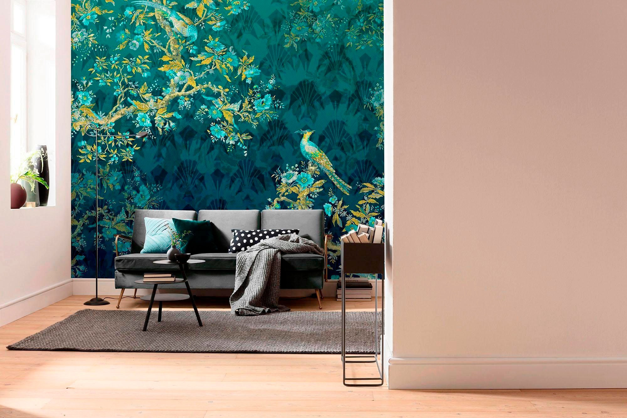 Komar Vliestapete »Digitaldruck Vlies - Paradis - Größe 350 x 260 cm«, bedruckt, Wohnzimmer, Schlafzimmer