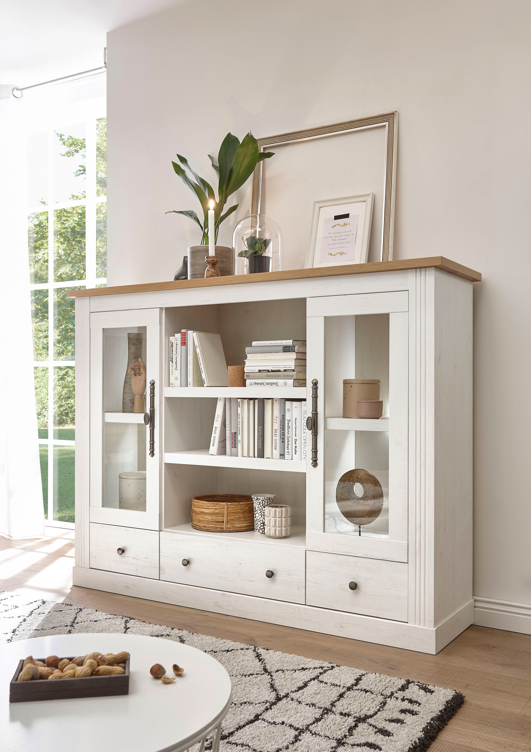 »Westminster«, Home kaufen Raten Landhaus-Look angesagten affaire Highboard im auf