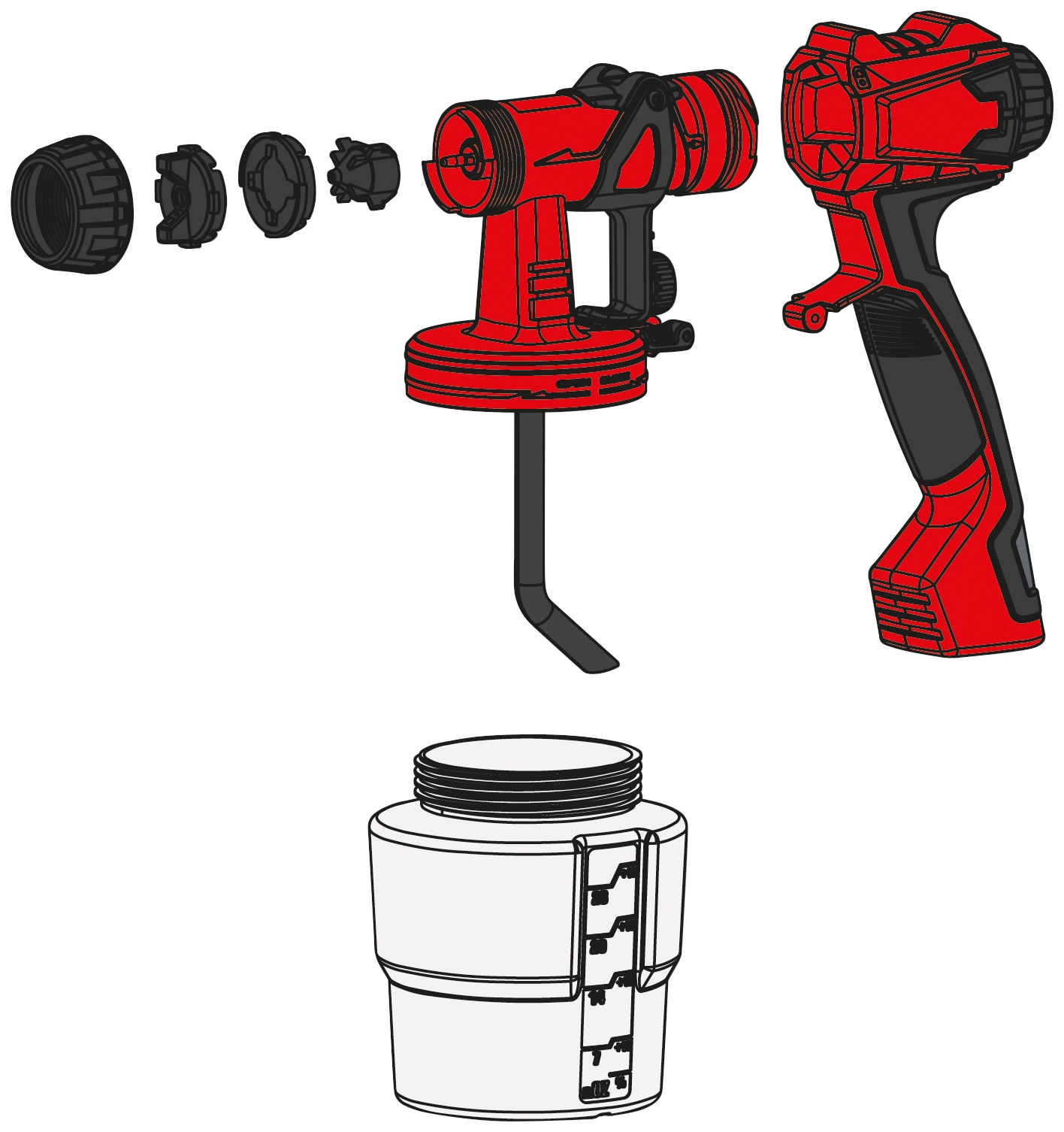Einhell Farbsprühgerät »TC-SY 700 S«