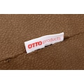 OTTO products Sitzbank »Alessja«, (1 St.), Breite 160 cm, Bezug aus Microfaser, Gestell aus Eiche Massivholz
