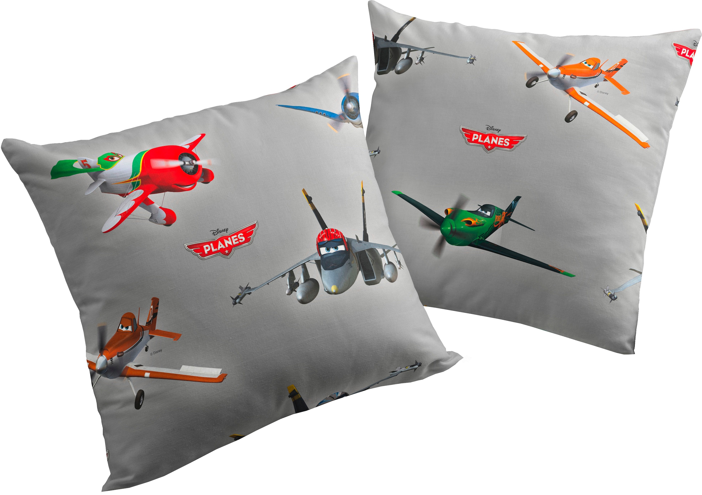Wirth Dekokissen »Planes Lima« Disney, Kissenhülle ohne Füllung, 2 Stück günstig online kaufen