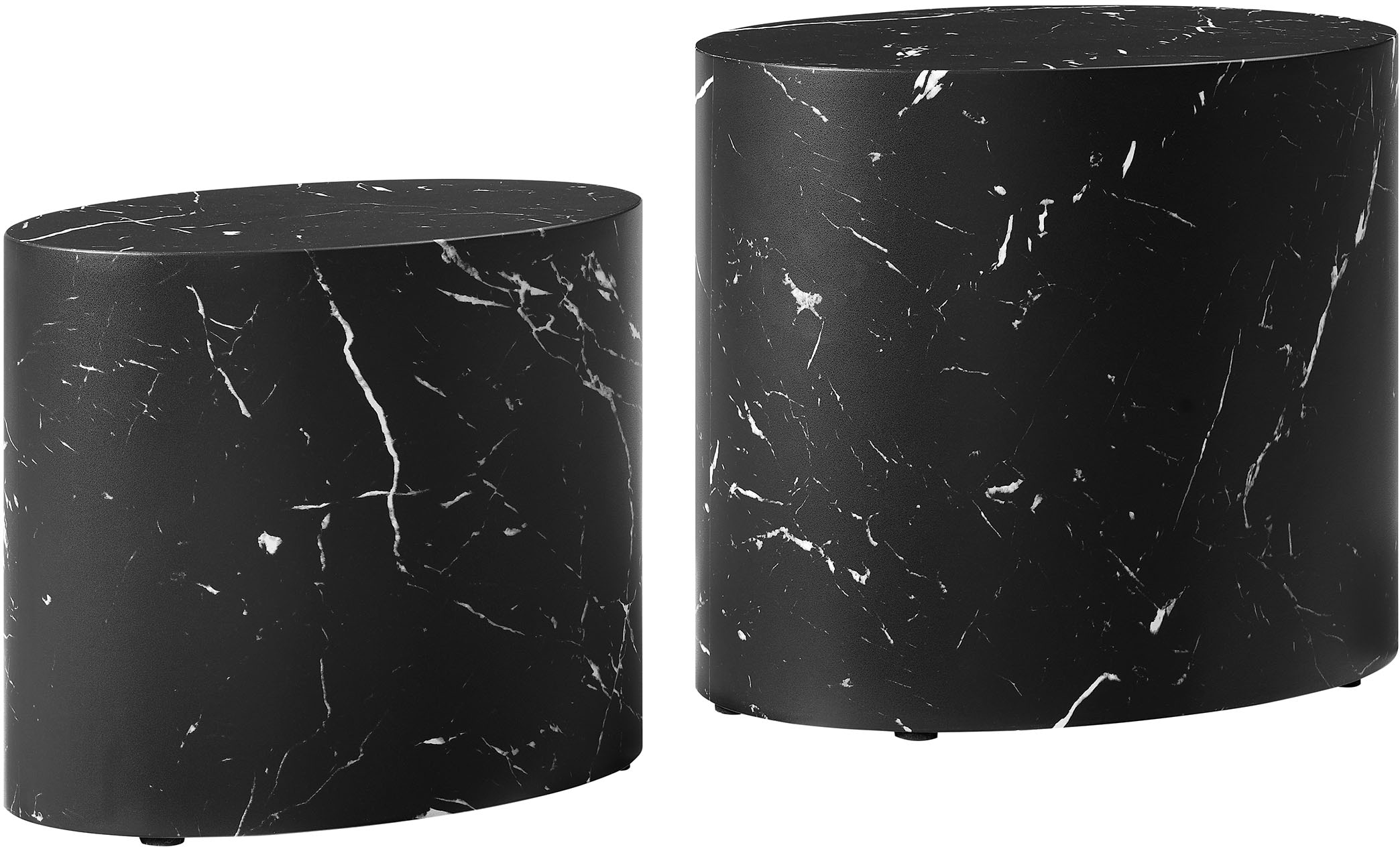 SalesFever Couchtisch »Almeria Beistelltisch«, (Set, 2 St., 2er Set), oval, günstig online kaufen