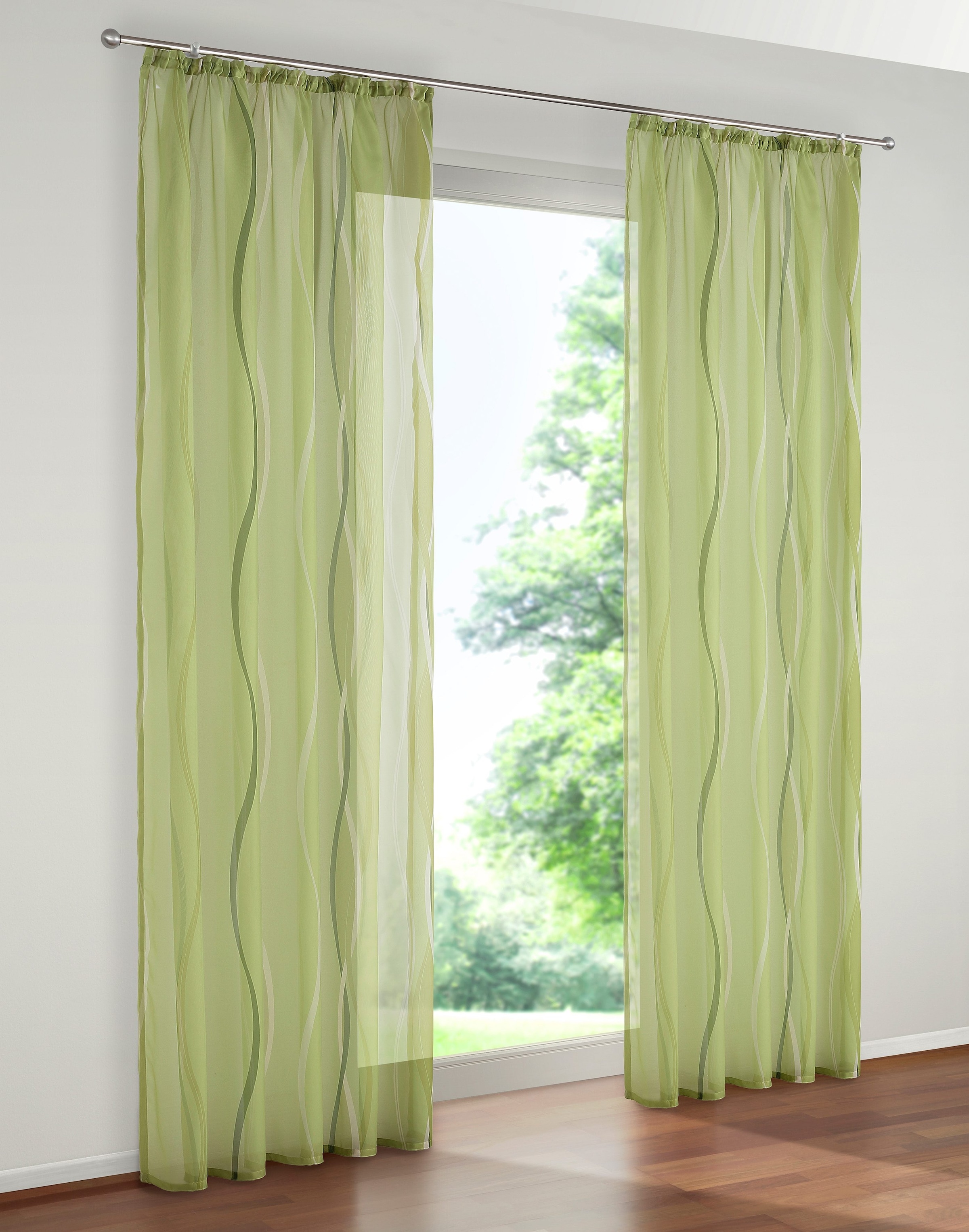 my home Gardine Voile, im jetzt Polyester (2 transparent, %Sale »Dimona«, 2er-Set, St.)