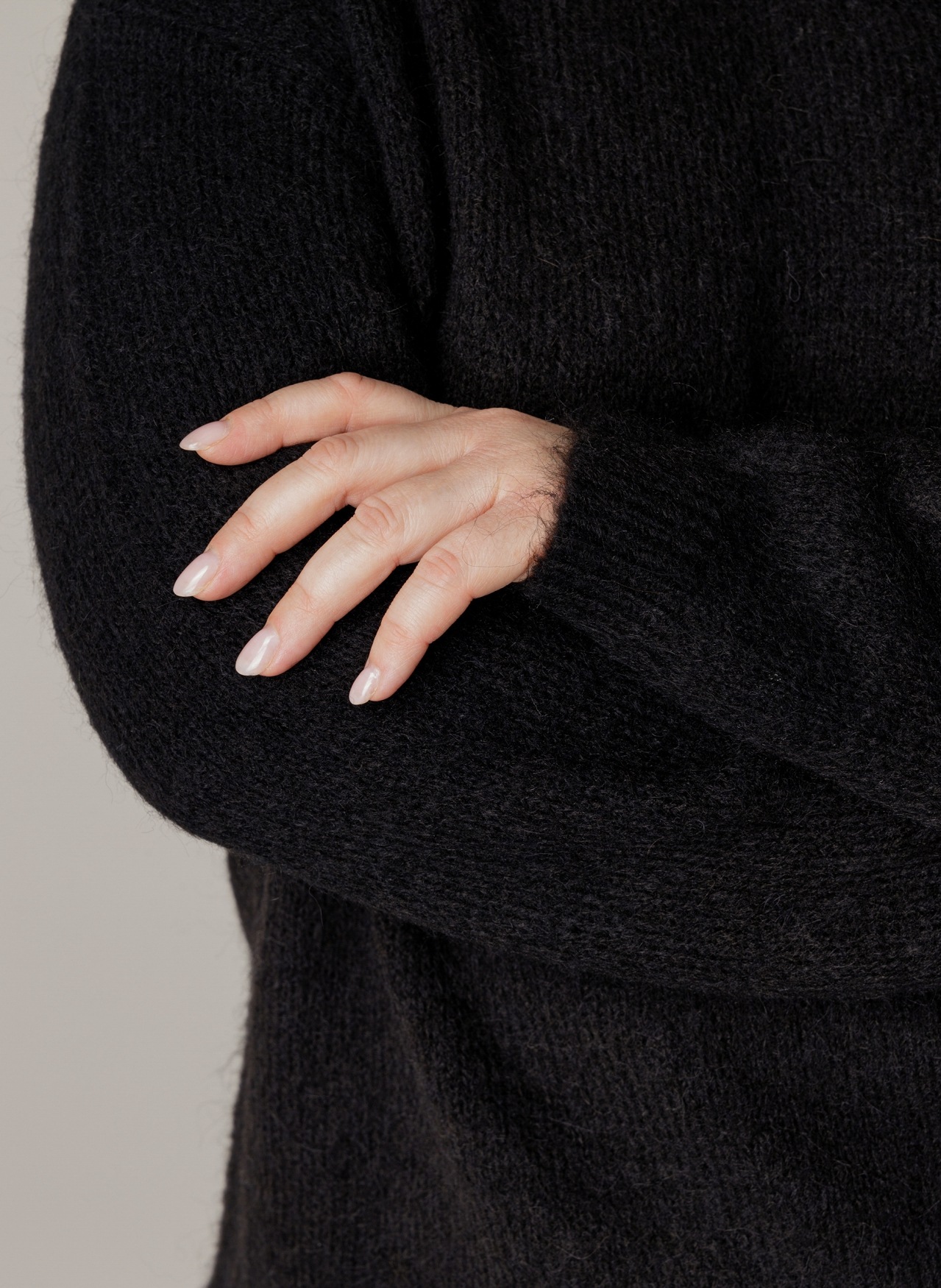 Base Level Curvy Strickpullover »Yanara« mit Wolle und Elasthan