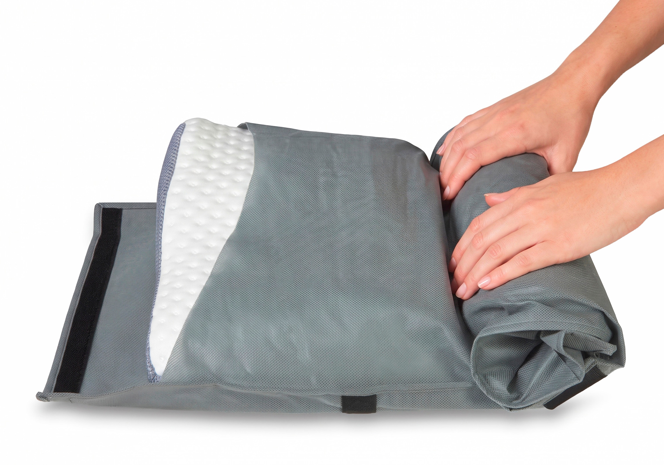 OTTO home Nackenstützkissen »snoozee: Reisekissen ergonomisch kompakt und ideal für unterwegs« Füllung: Viskoschaum 1 Stk. tlg. Nackenstützkissen mit Memoryschaum in 30x54 cm
