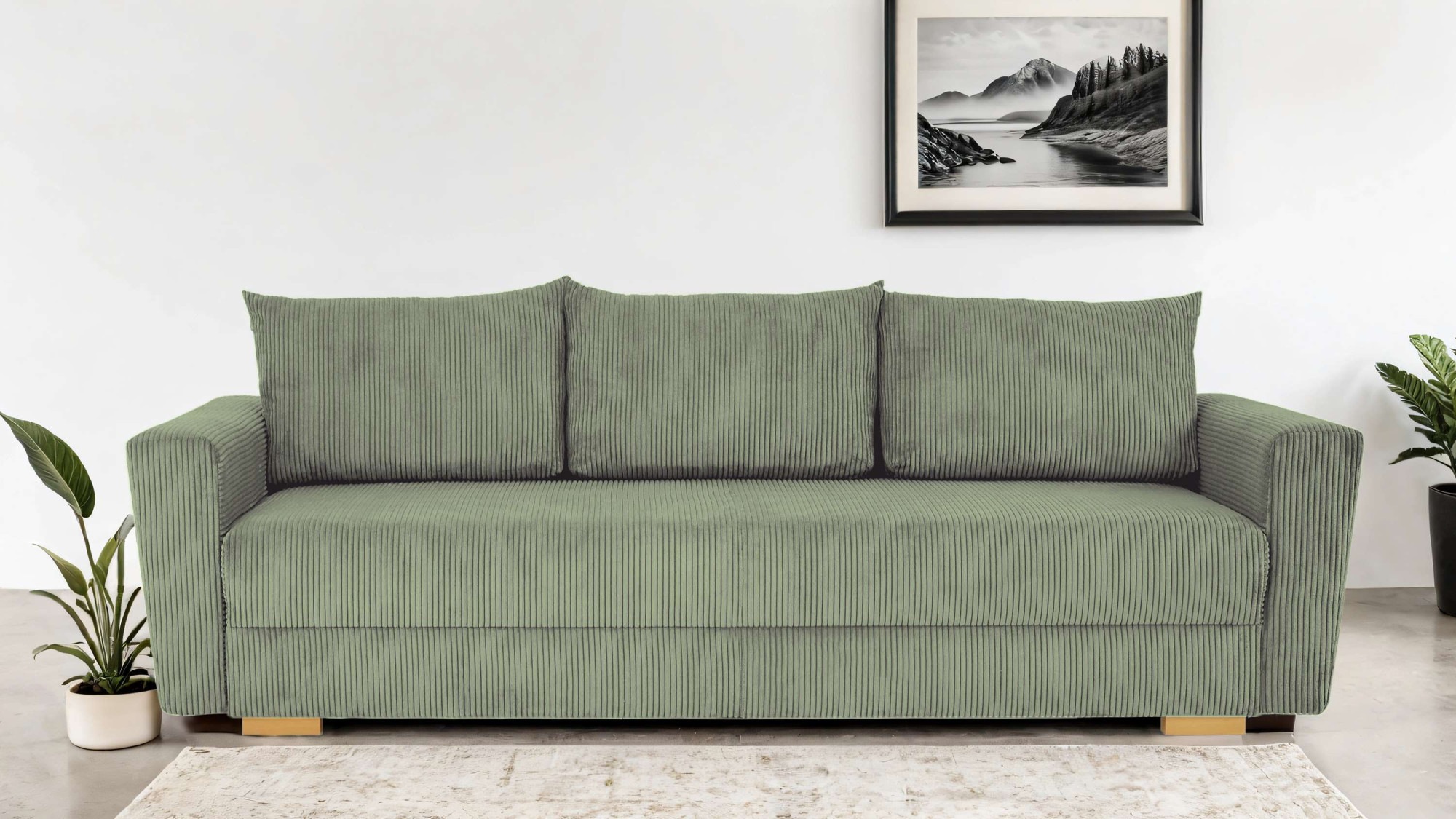 INOSIGN 3-Sitzer »MAGHERA Schlafsofa mit Bettkasten, in hochwertiger Verarb günstig online kaufen