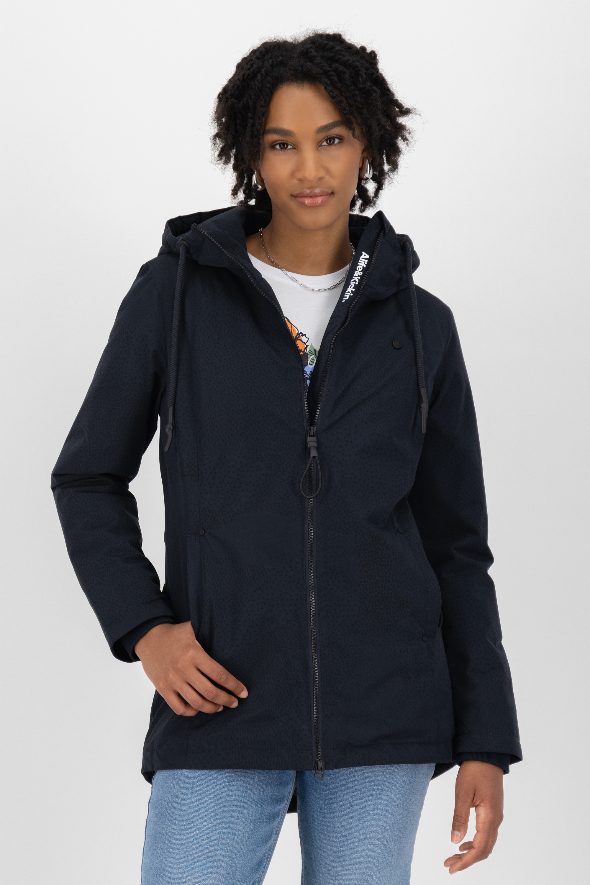 Alife & Kickin Winterjacke »Damen LilouAK B«, Warm gefütterte Jacke mit flauschigen Teddyfell Innenfutter
