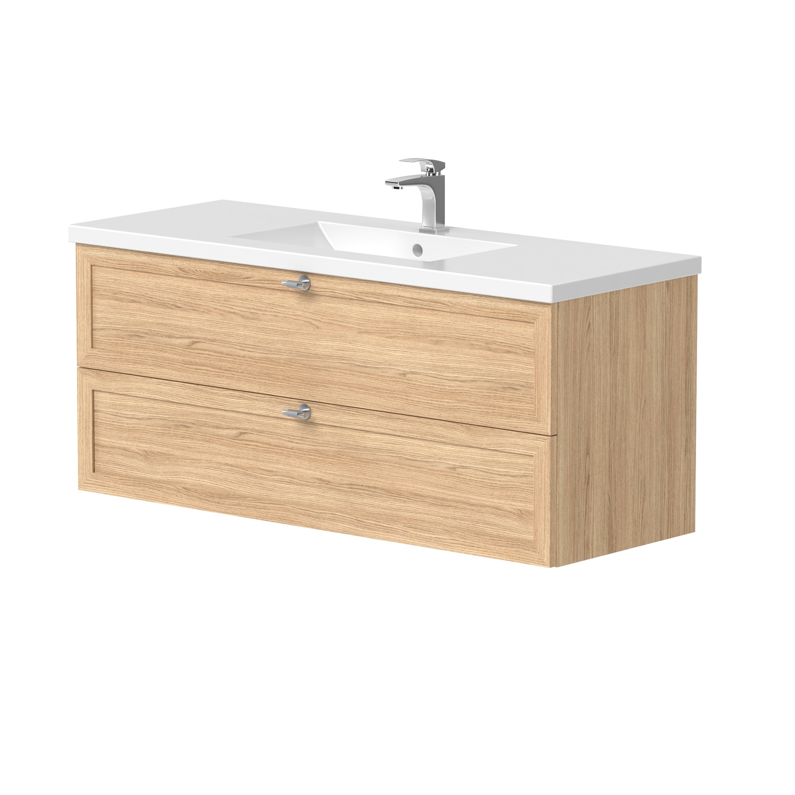 welltime Waschtisch »Rustic«, mit Soft-Close-Funktion, Breite 121,5 cm, Eic günstig online kaufen