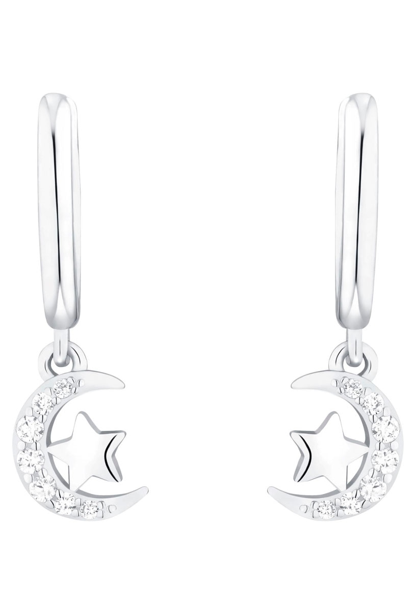 Prinzessin Lillifee Paar Creolen »2035294«, mit Zirkonia (synth.)