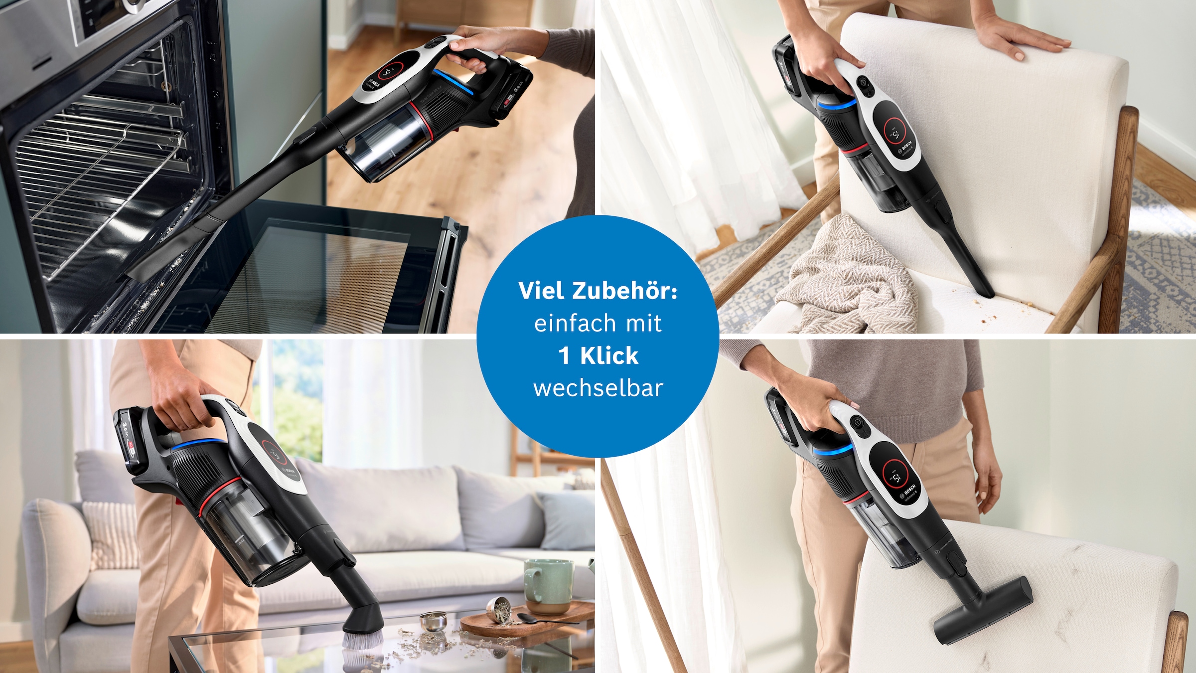 BOSCH Akku-Stielstaubsauger »BKS931BA« HEPA-Filtersystem, 10 Jahre Motorgarantie, Staubkomprimierung, weiß