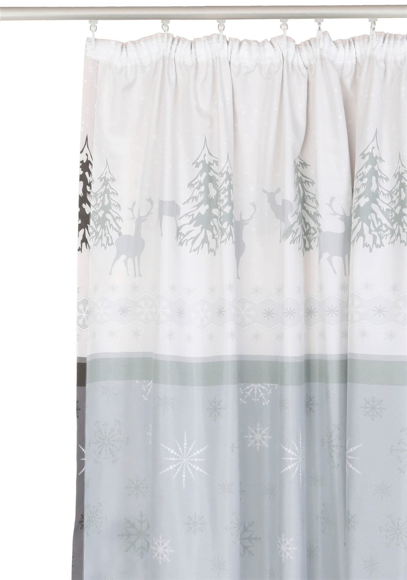 my home Vorhang »Venua«, (1 St.), mit Weihnachtsdesign aus bedruckter  Microfaser jetzt im %Sale
