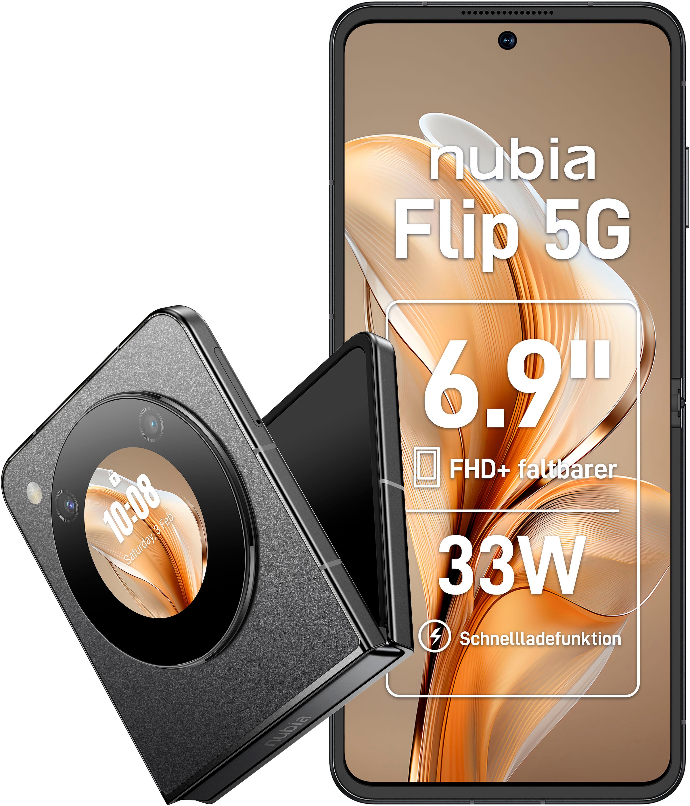 Smartphone »nubia Flip 5G«, black