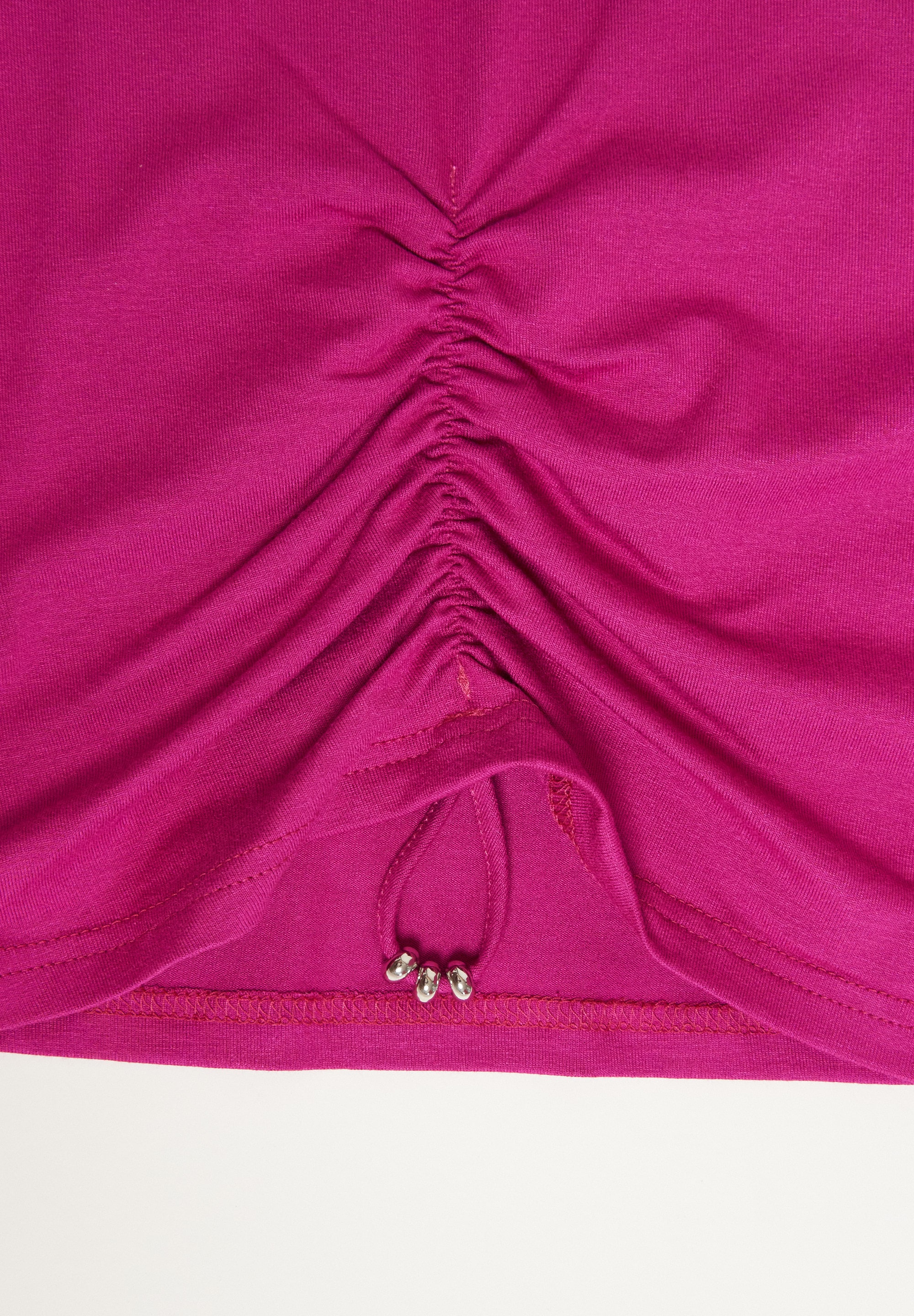 Seidel Moden 3/4-Arm-Shirt, mit Raff-Detail vorne - MADE IN GERMANY
