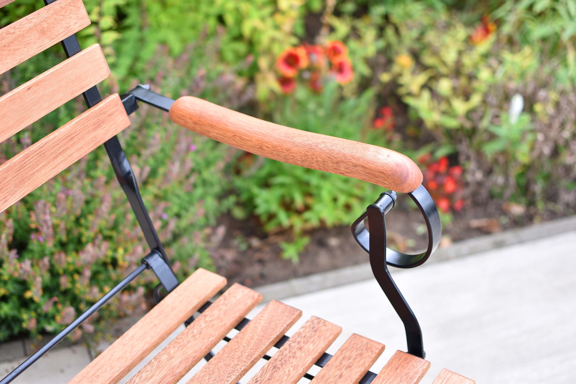 MERXX Garten-Essgruppe »Schloßgarten« 5 Stk. tlg. 4 Klappsessel mit Tisch