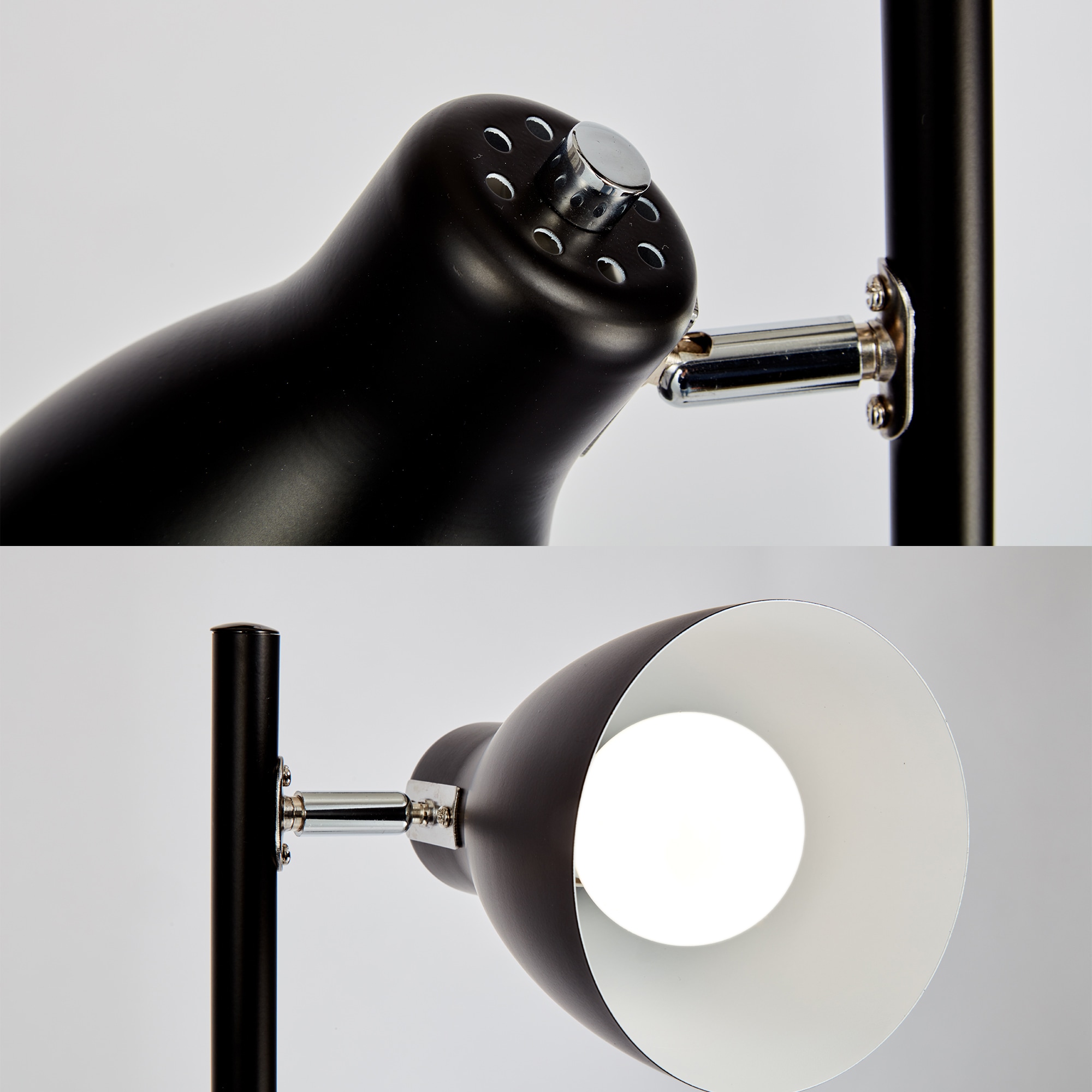 B.K.Licht Stehlampe, 3 online Deckenfluter, Stehleuchte, Metall, schwarz schwenkbar, kaufen Leuchte, flammig-flammig, E27