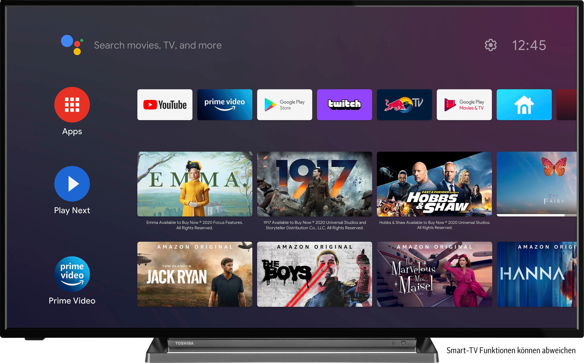 Toshiba LED-Fernseher »50UA3D63DG«, 126 cm/50 Zoll, 4K Ultra HD, Android TV kaufen