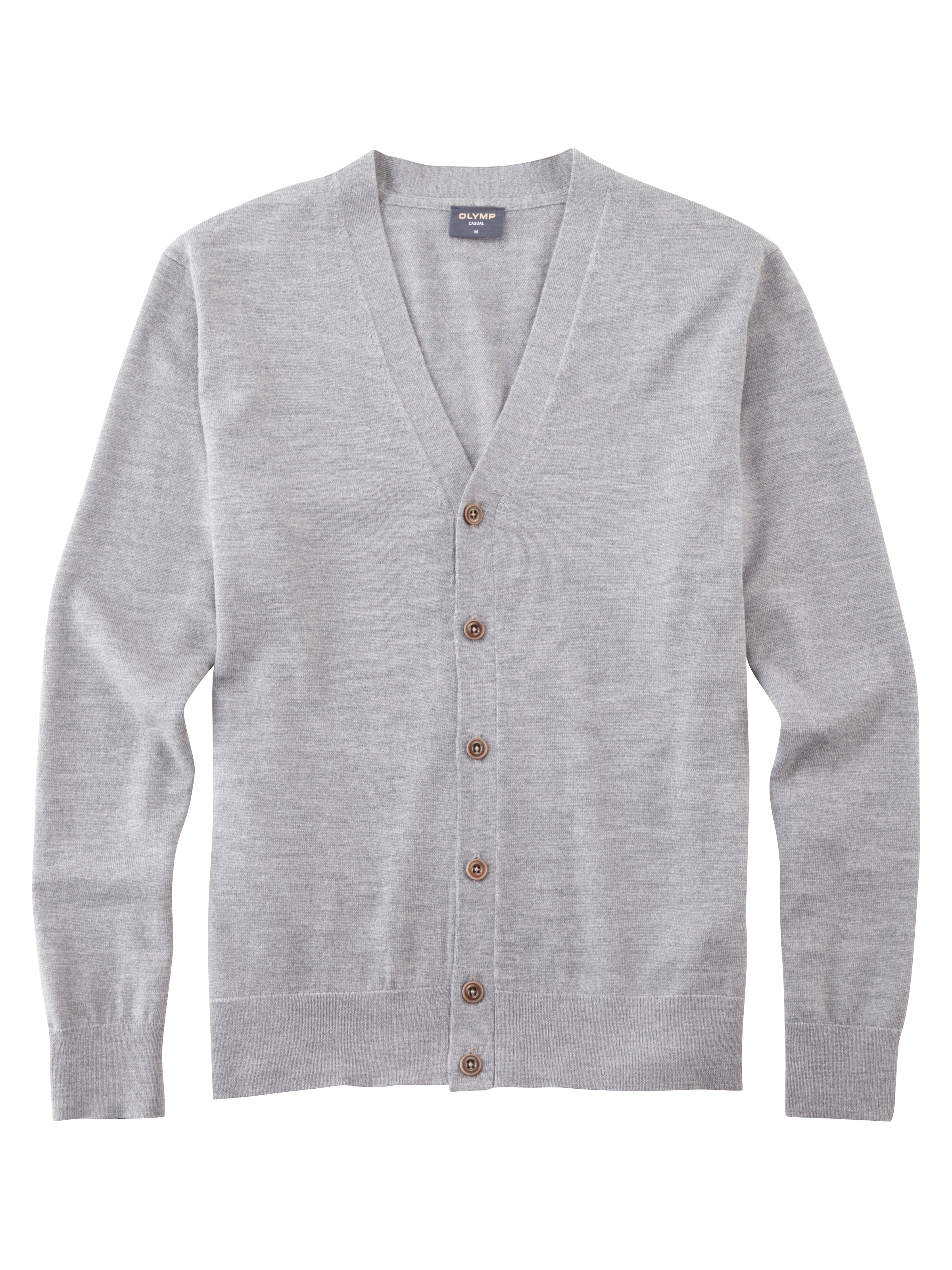 OLYMP Cardigan »Casual Strick« aus weicher Merinowolle
