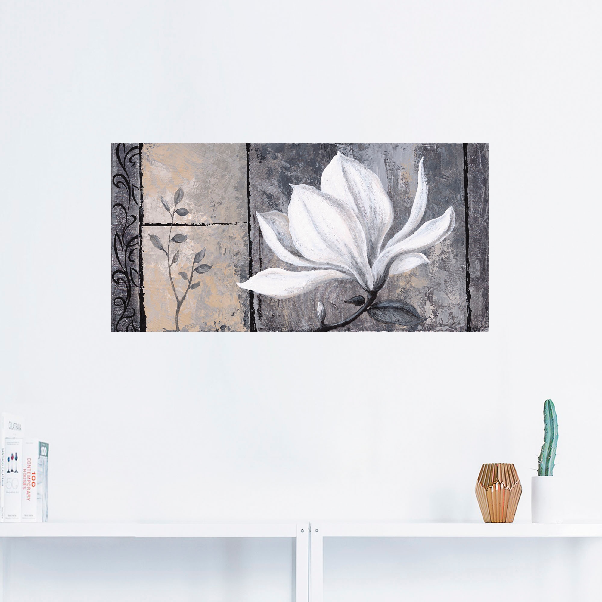 Artland Wandbild »Klassische Magnolie«, Blumen, (1 St.), als Alubild, Outdo günstig online kaufen