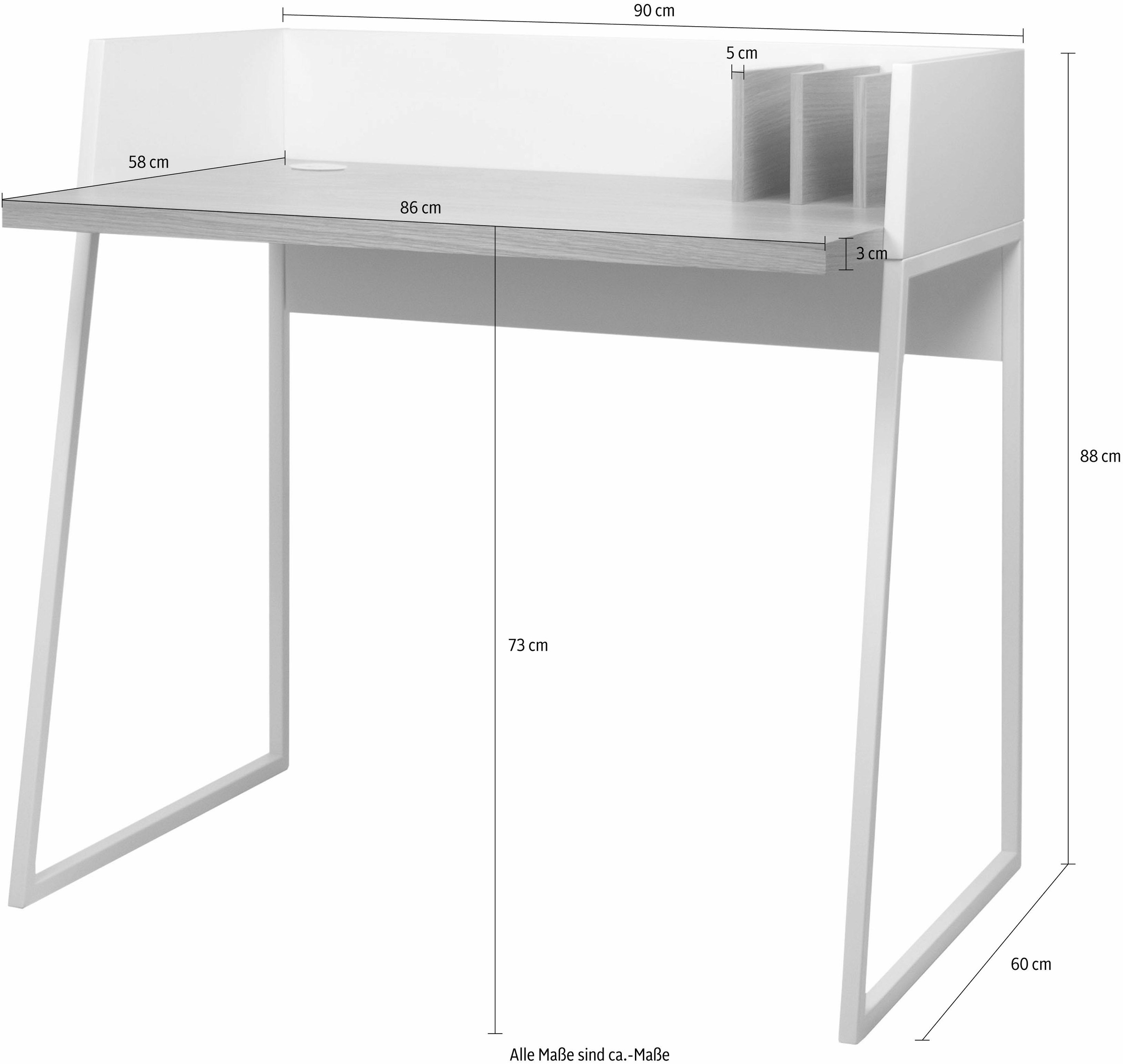 TemaHome Schreibtisch, (B/T/H): 90/60/88 cm