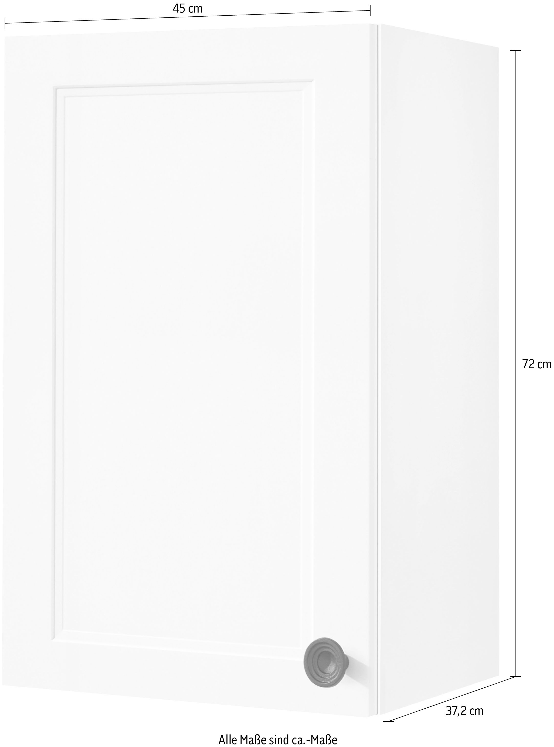 nobilia® Hängeschrank »"Cascada", Ausrichtung wählbar, vormontiert,«, in drei Breiten: 30, 40 und 60 cm, mit Soft-Close-Funktion