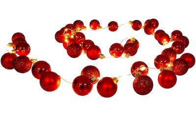 Lichterkette »LED-Outdoor-Weihnachtslichterkette, Weihnachtsdeko rot aussen«, 1...