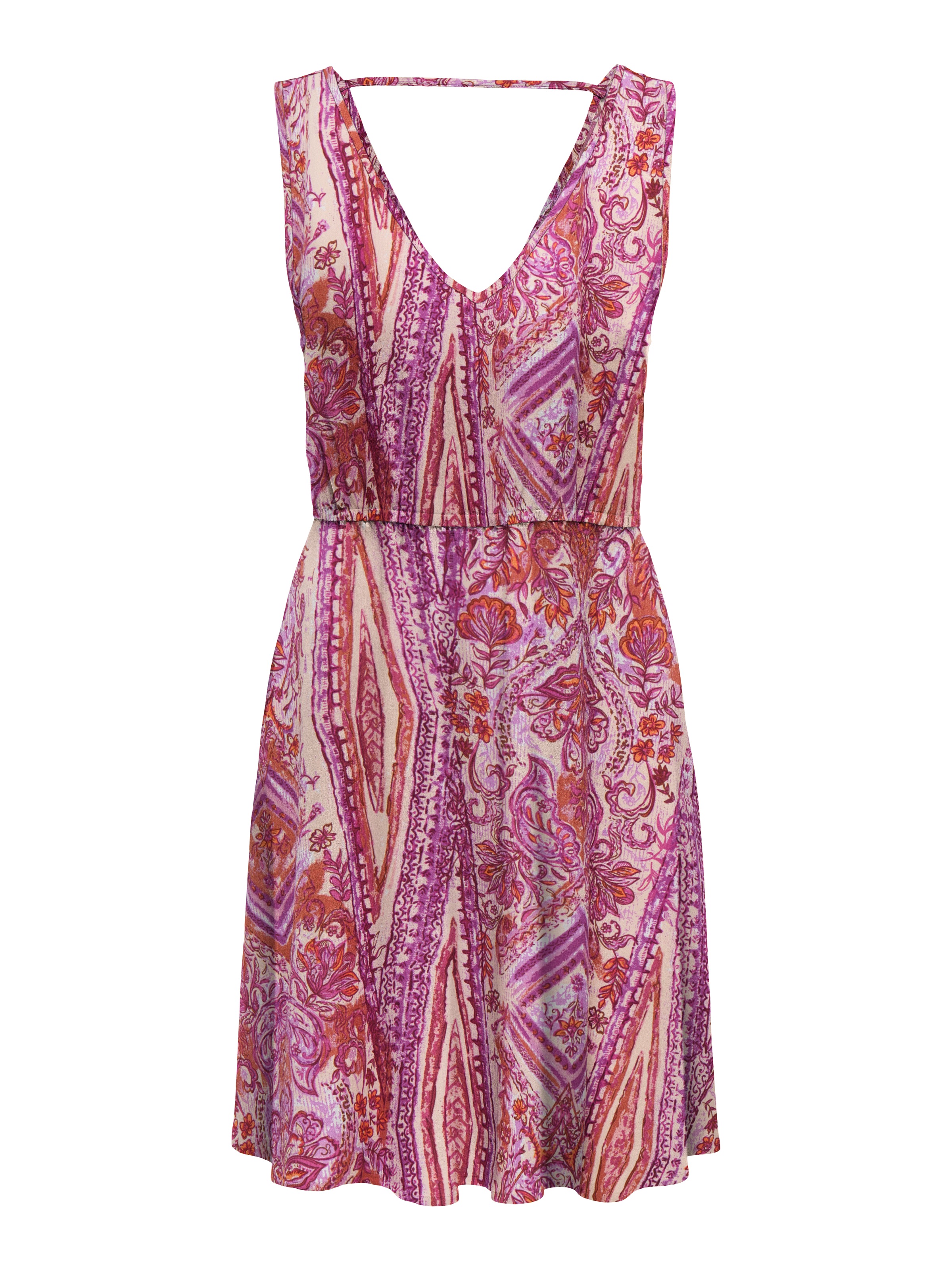 ONLY Minikleid »ONLNOVA LIFE VIS SARA STRING DRESS AOP«, Sommerkleid