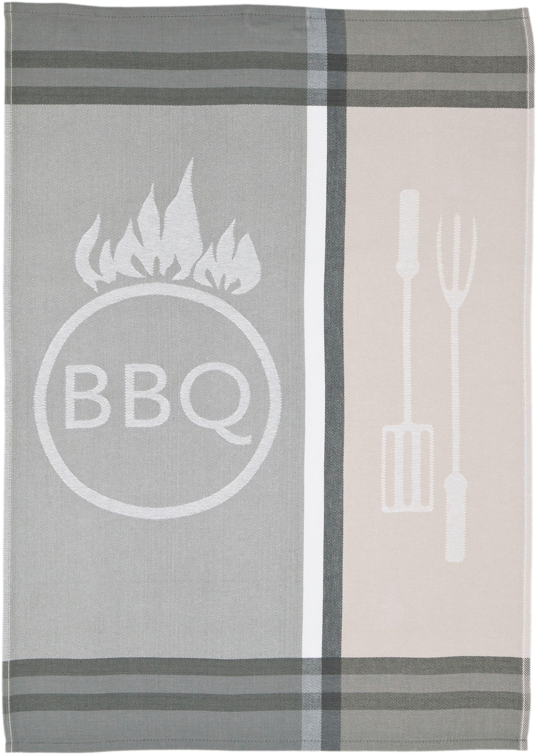 ROSS Geschirrtuch »BBQ«, (Set, 3 tlg.), Motivtuch, aus 100% Baumwolle