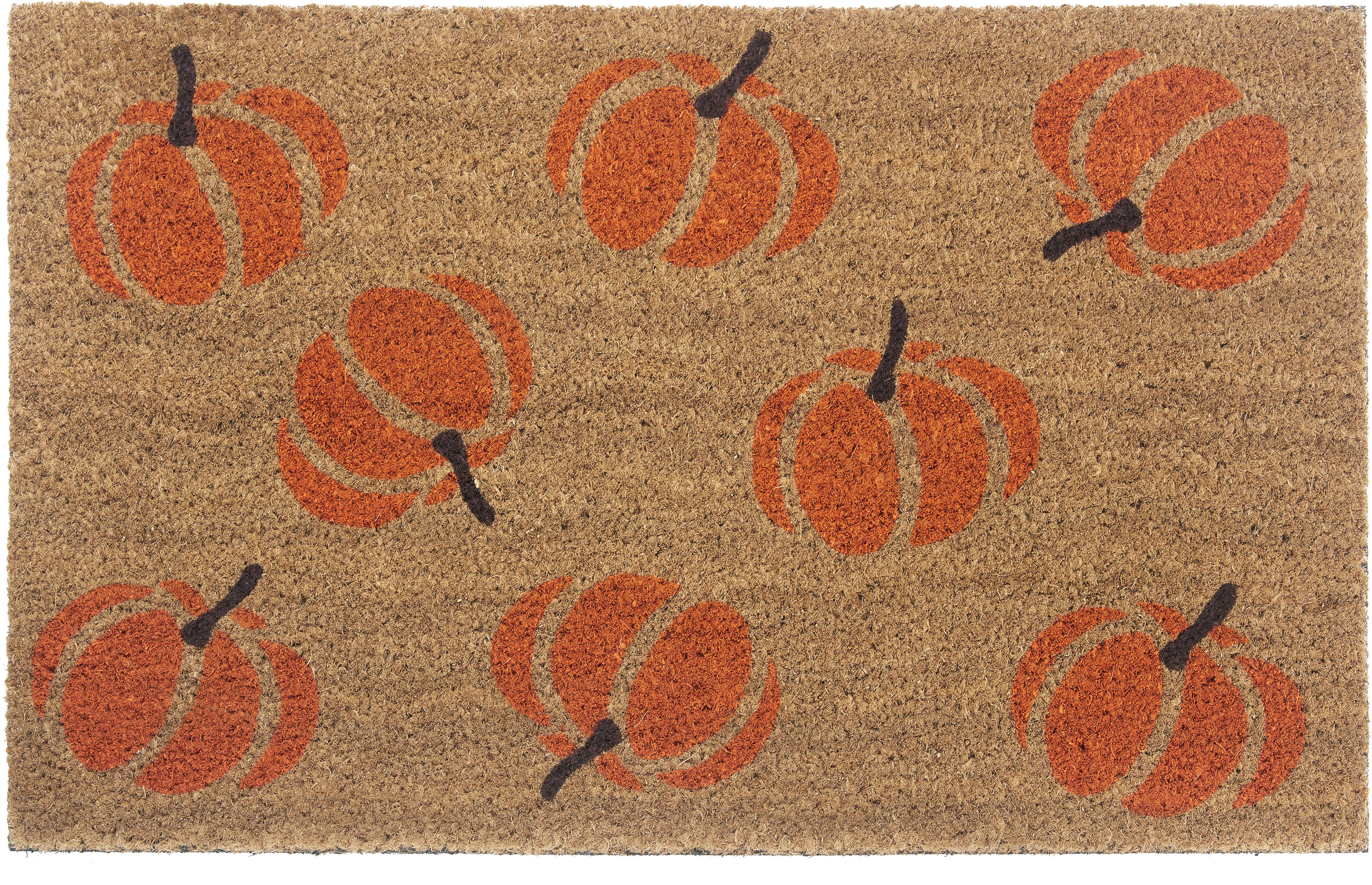 Fußmatte »Mix Mats Kokos Pumpkins«, rechteckig, Schmutzfangmatte, pflegeleicht,...
