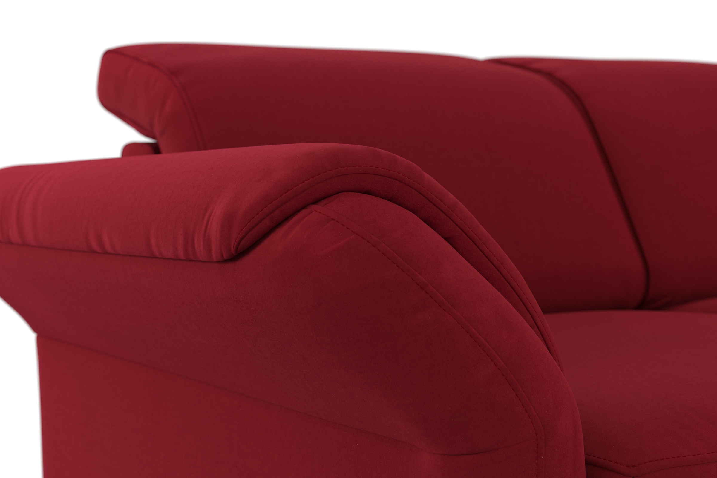 sit&more Ecksofa »Apulia L-Form«, wahlweise Bettfunktion, Bettkasten und Kopf- und Armteilverstellung