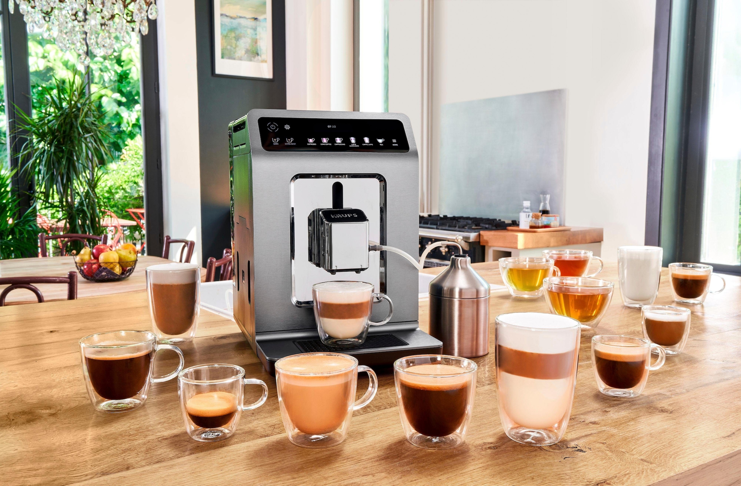 Krups Kaffeevollautomat »EA894T Evidence Plus«, mit vielen technischen Innovationen und Bedienungshighlights