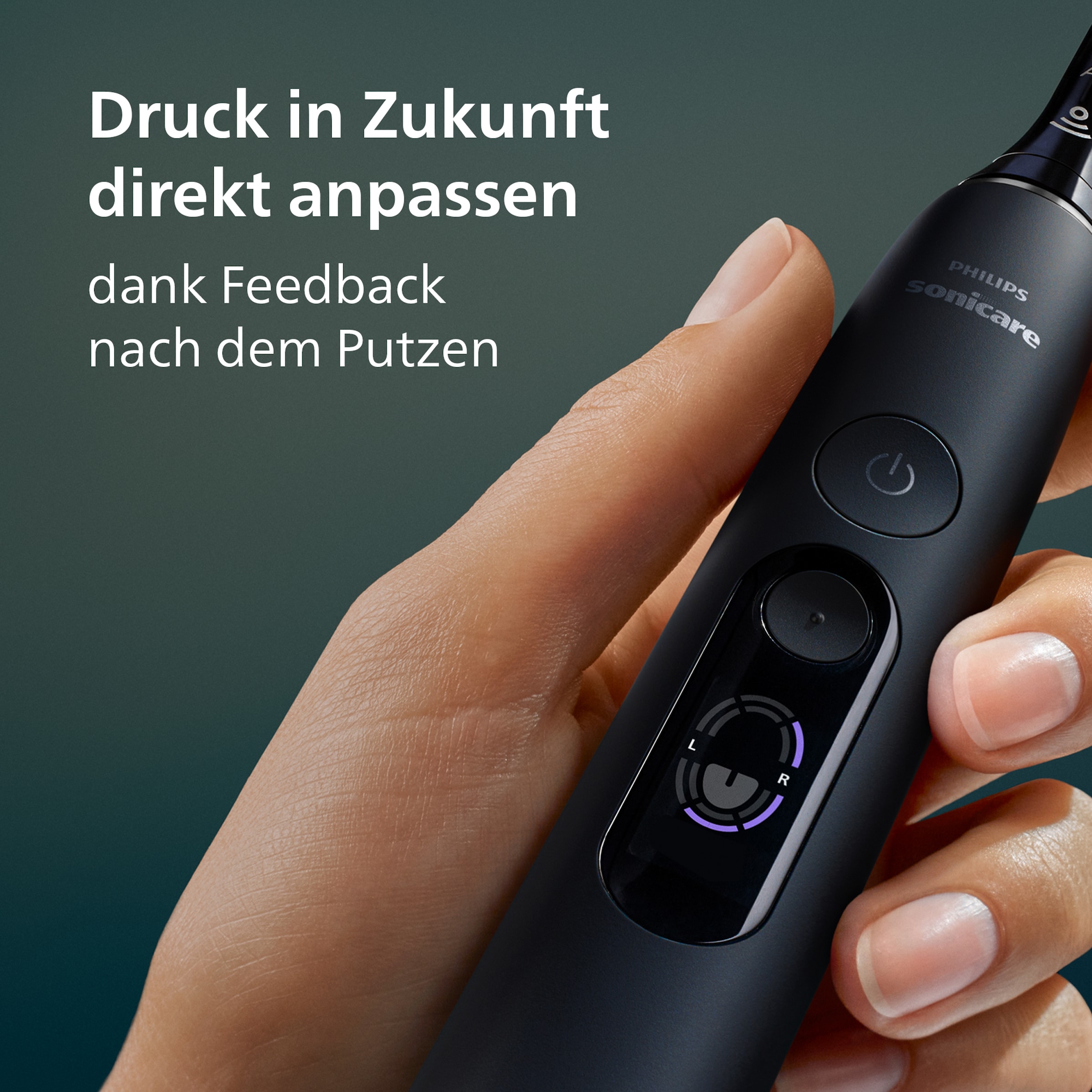 Philips Sonicare Elektrische Zahnbürste »DiamondClean 8000 HX8311/12« 1 Stk. Aufsteckbürsten mit intelligenter Andruckkontrolle und 3 Intensitätsstufen
