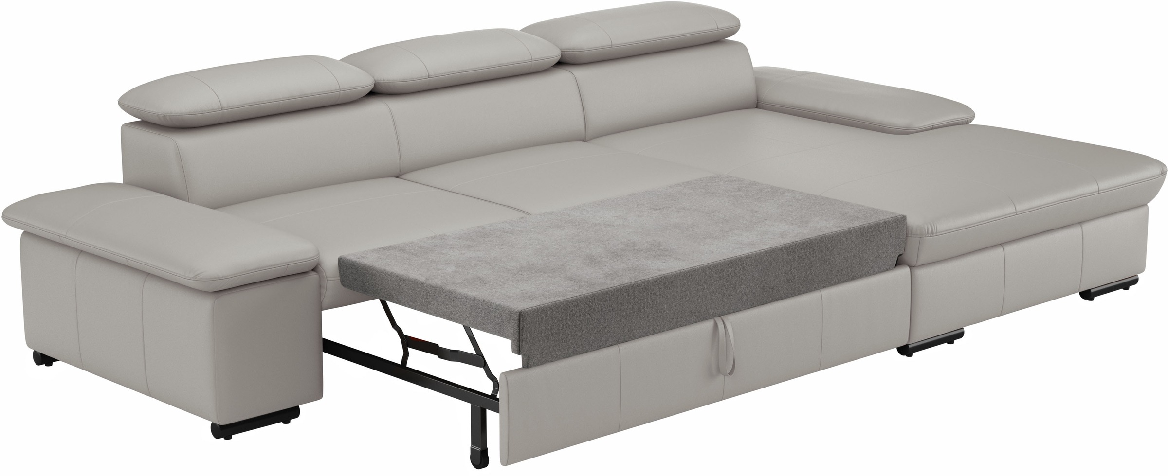 sit&more Ecksofa »Alcudia L-Form«, wahlweise mit Bettfunktion