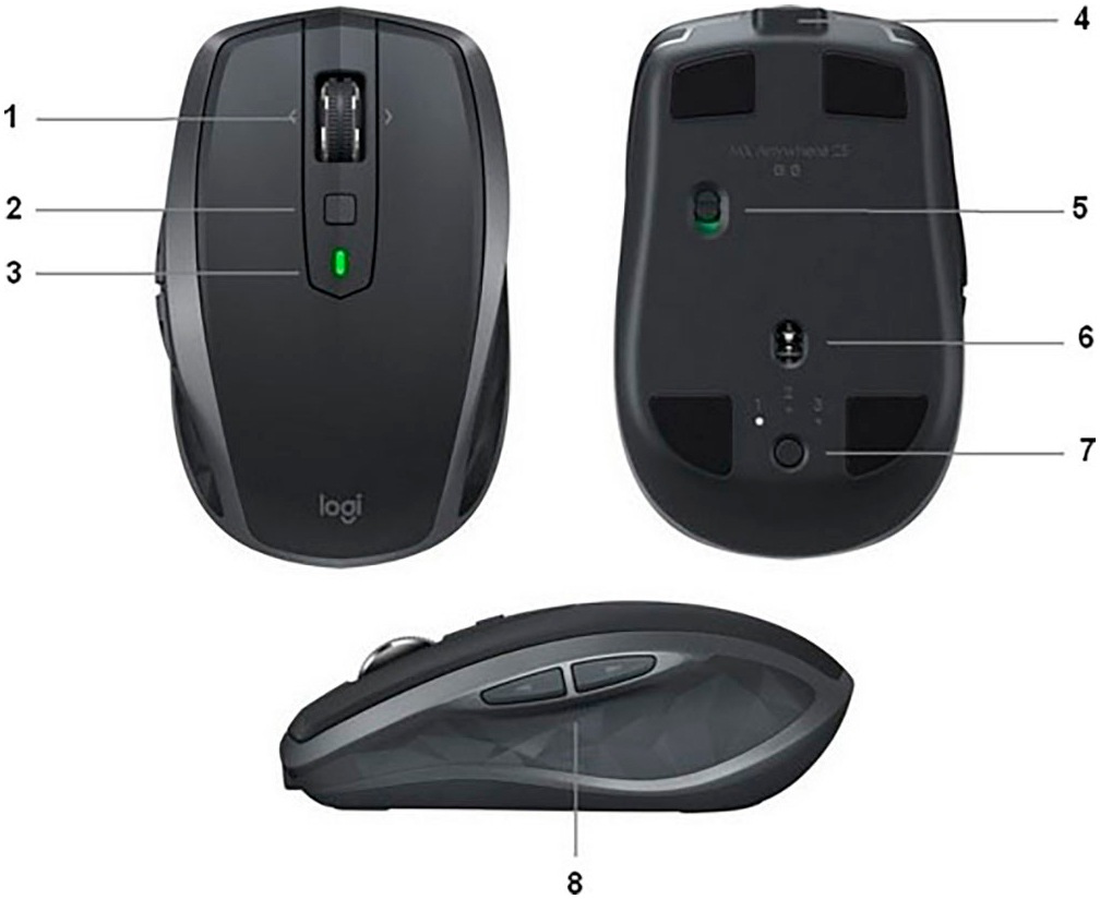 Logitech Maus »MX Anywhere 2s«, Bluetooth