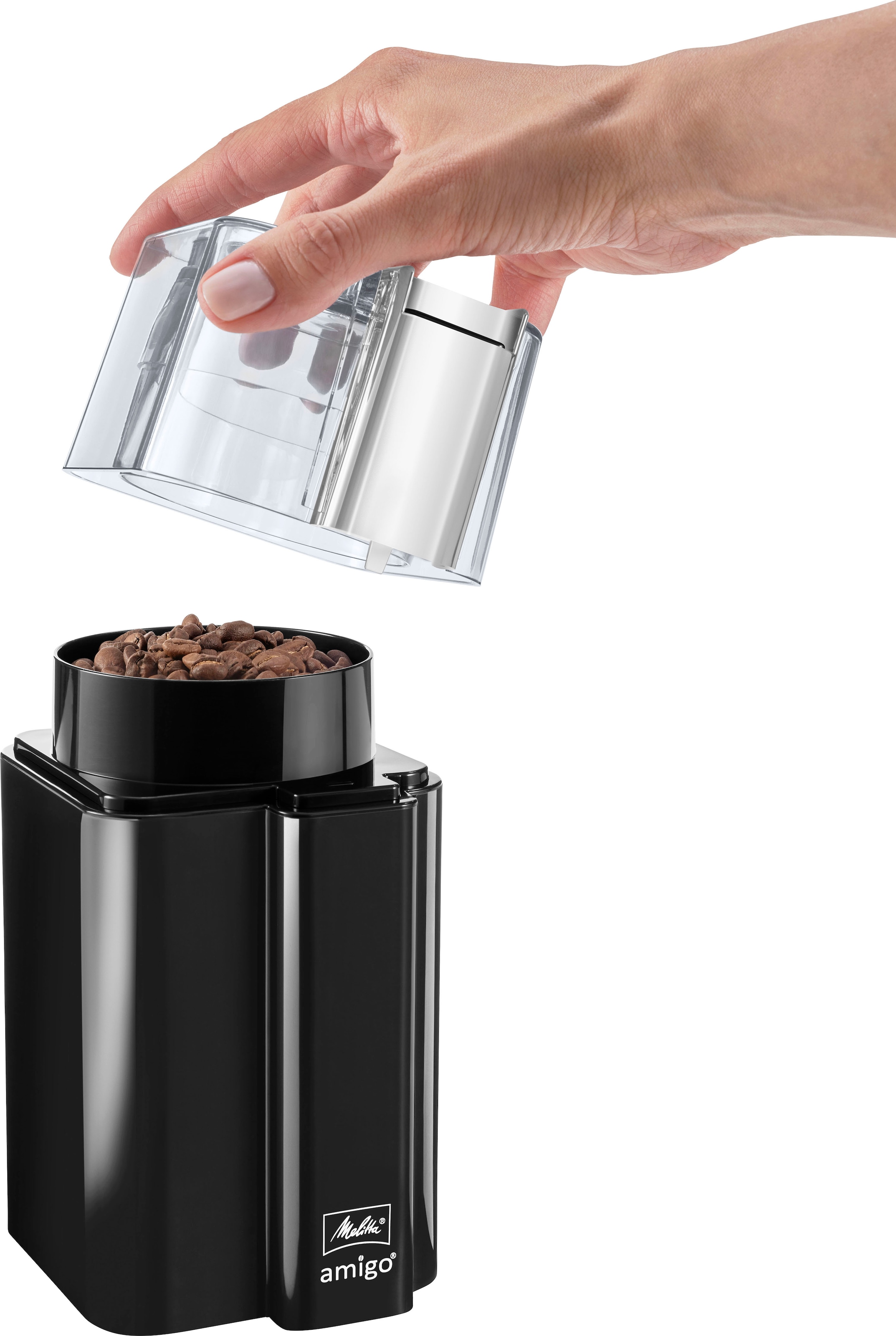 Melitta Kaffeemühle »amigo® 1029-01«, 170 W, Schlagmahlwerk, 60 g Bohnenbehälter